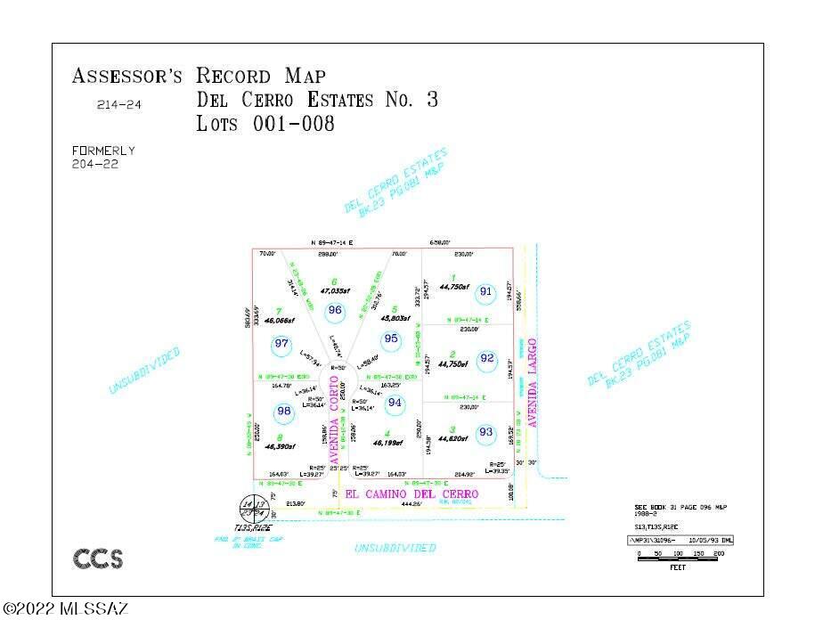 Del Cerro Estates NO. 3 (1-8) - Land