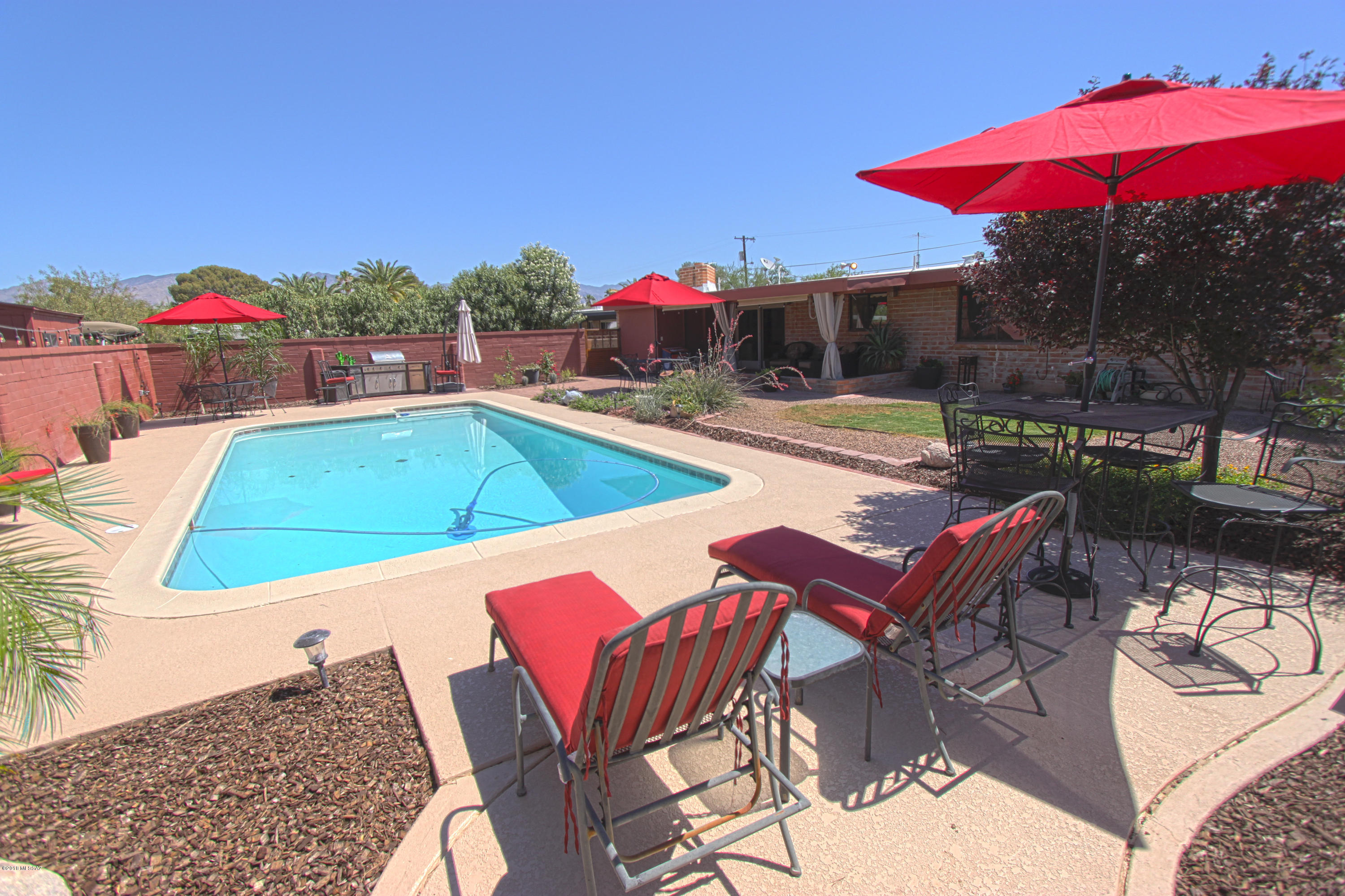 The 'hard to find' combo of features you've been searching for is packaged up nicely in this move-in ready home. Besides the incredible location, this home has 33 specific benefits and upgrades that you'll love. No corners were cut with this home and pride of ownership is evident throughout. The home has great flow with ample space both inside and out. You will enjoy making memories with your family in the incredible back yard with the recently redone pool and Belgard brickpaver patio.  Inside, everything down to the doors have been updated to reflect the higher standard of quality you have been searching for in a home. New HVAC! Updated/open kitchen, large laundry/storage rm, oversized fam room, and no deferred maintenance! There are simply too many features to list here! Visit Today!