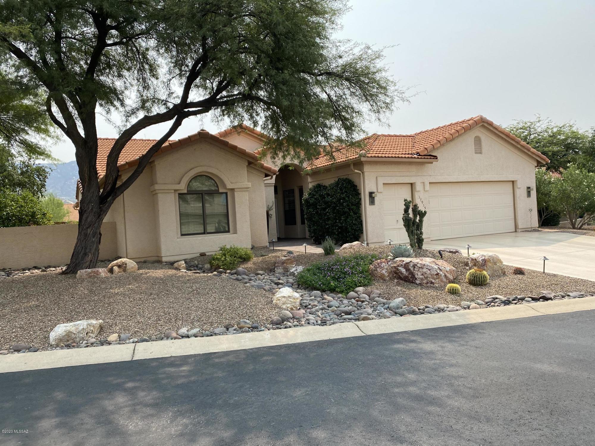 Spectacular renovation done to a high standard throughout! This Great Room 2163 sq. ft. plan is: 2 Bedroom, 2.5 Bath + Den/Office. Travertine floor tile everywhere. Large, open Kitchen with copious storage, Decora cabinets, huge island and upgraded appliances. Brand new roof in 2019. Fireplace in Great Room. Tall sliders access the backyard with mountain views. Fabulous house!