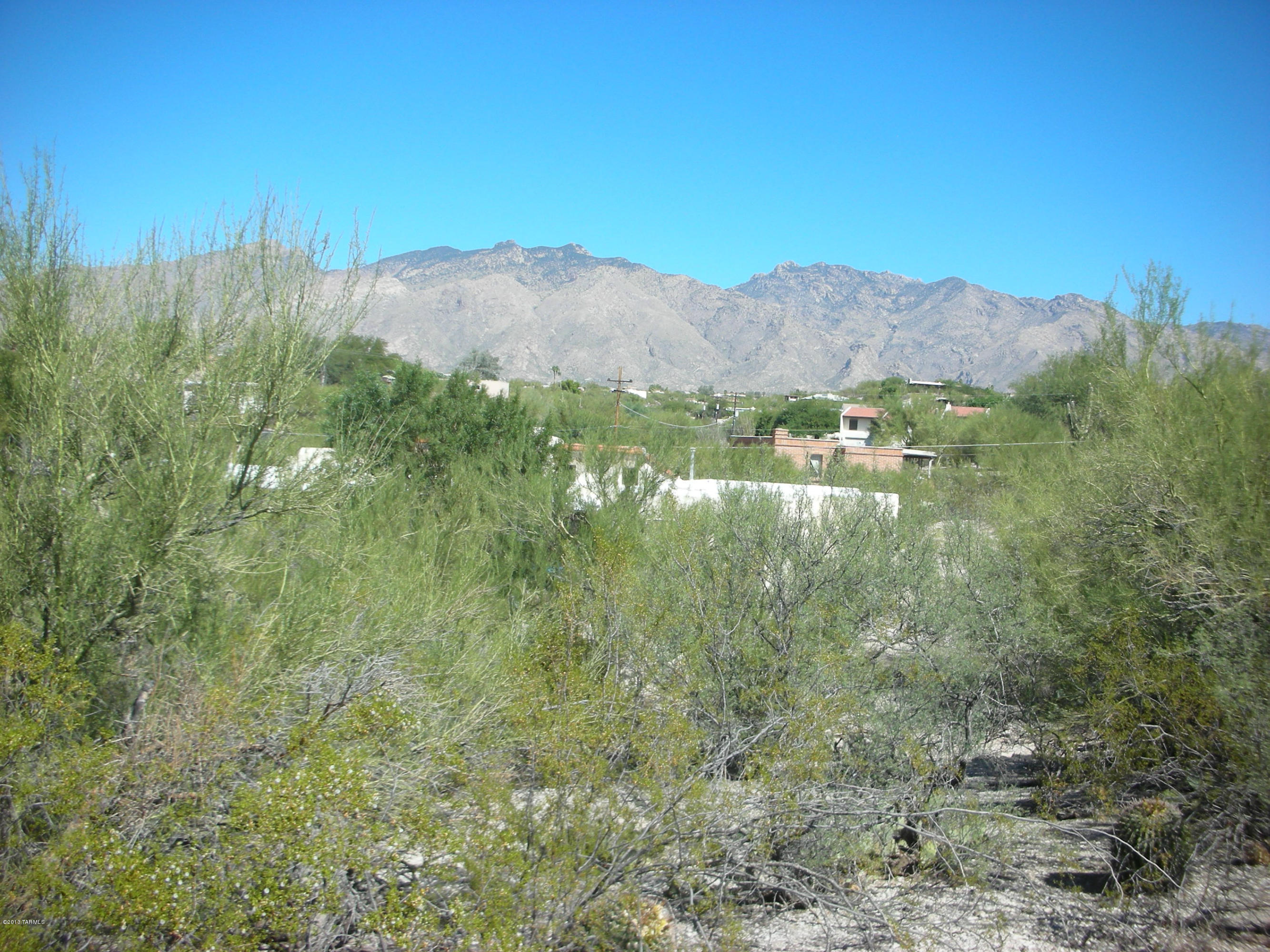 Priced to sell! Rarely available 1.35 acre lot in the heart of Flecha Caida. Big mountain views and partial city views from this quiet, fully vegetated high lot. Excellent, ''near everything'' location between Swan and Craycroft north of River Rd. All utilities (septic required) and all surrounding homes are in.Call for a copy of the recent survey. Well flagged to walk your clients up to the homesite or meet the listing agent on-site. The sign is at the future driveway location.