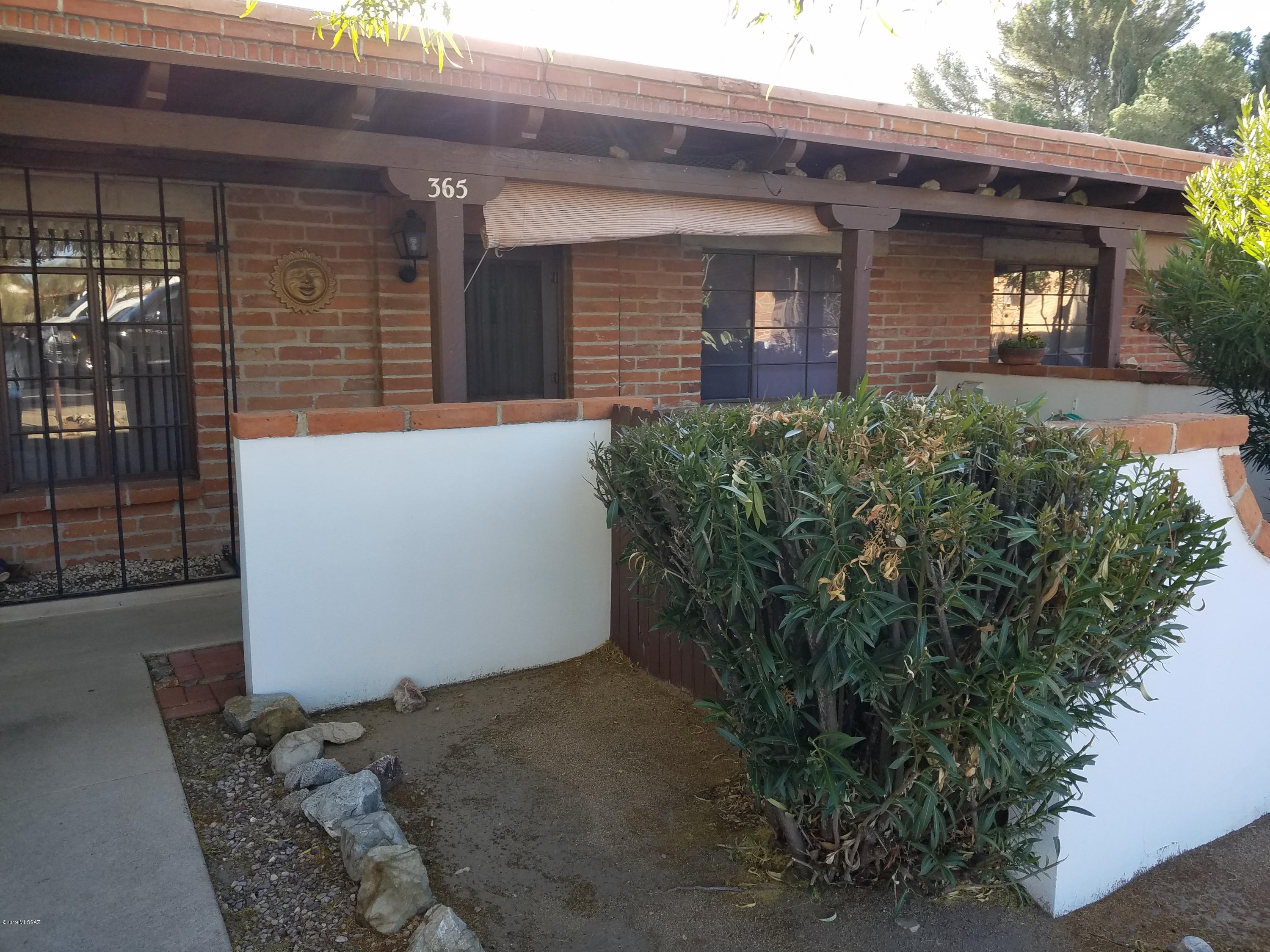 Low Price reflects the need for some TLC. Could be super cute with a few $$ put into it. Needs flooring and some updating to make it shine. Well set back from La Canada and across from the Laundry Facility Nice front patio and storage shed in the back. All furniture etc. included.NO GVR BUT IS AVAILABLE.