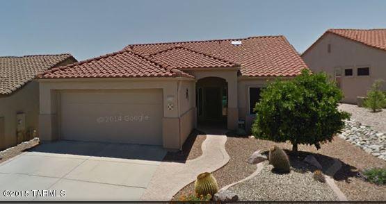 the Best of Sun City. Completely Updated Claridge Model. The kitchen features stainless steel GE Profile/Advantium appliances, granite counter tops and full backsplash. Master Bath has custom shower, granite counter tops and vessel sinks. Extra storage room. There are 6 ceiling fans located throughout the house. 18 seer Trane AC/Heater installed 2009. Water heater replaced in 2009. Beautiful aluminum covers back patio. 2 orange and one grapefruit tree.
