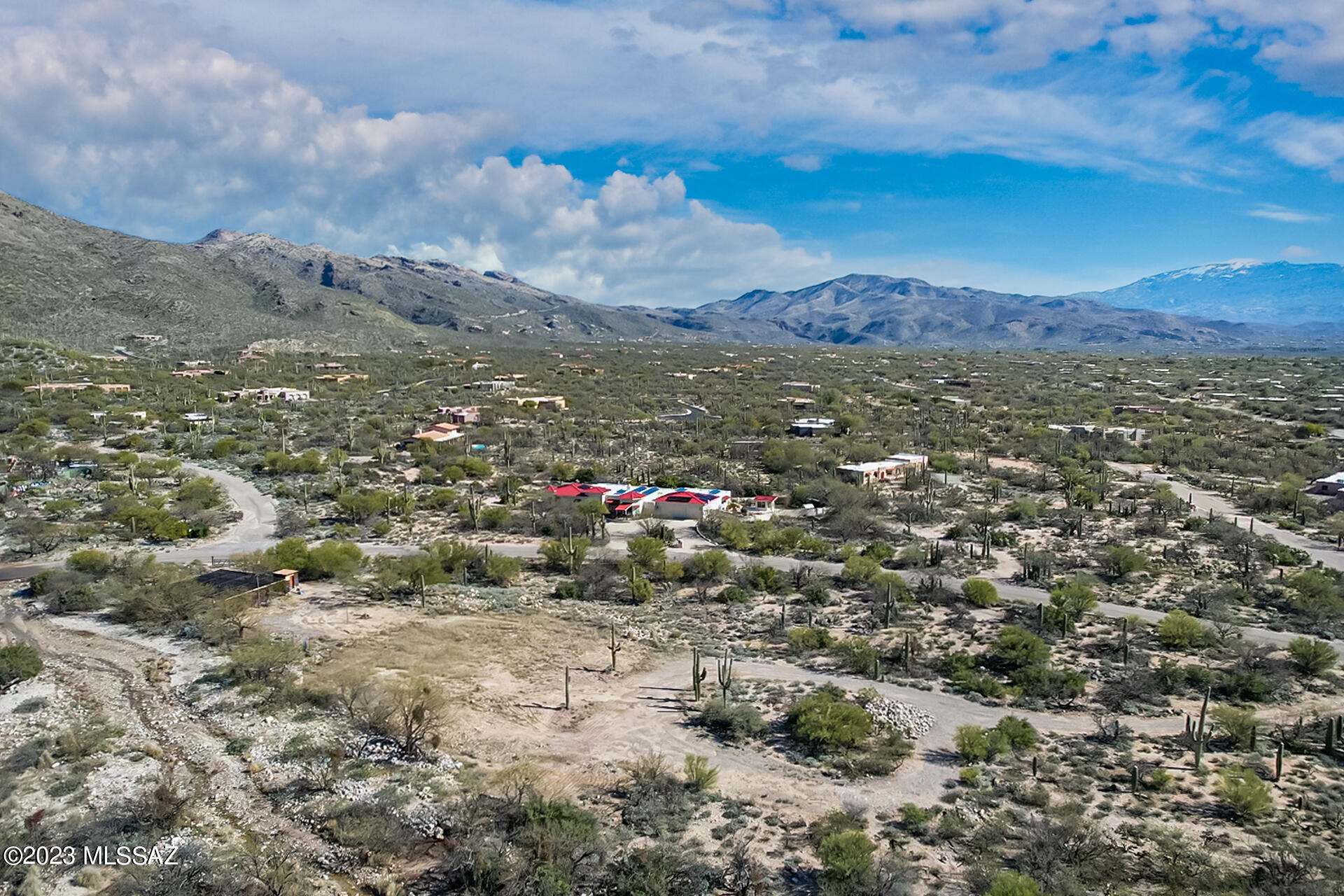 3.446 acre lot with city & mountain views. Zoned SR- Suburban Ranch. Inside Ranchitos De Las Saguaros subdivision. Private lot located near Mt. Lemmon and Redington. Close to hiking trails, shopping, and restaurants.