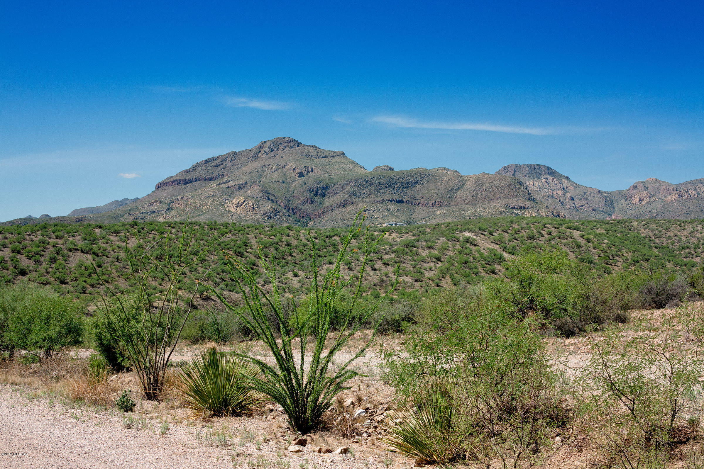Located in the Tumacacori Mountain foothills, this West side view lot has a panorama of the Santa Cruz Valley and Santa Rita Mountains! This lot shares a well with 4 others and power and phone are to the lot lines. Septic is required and then you're ready to build your dream home on level building sites. Owner is licensed to sell real estate in the state of Arizona