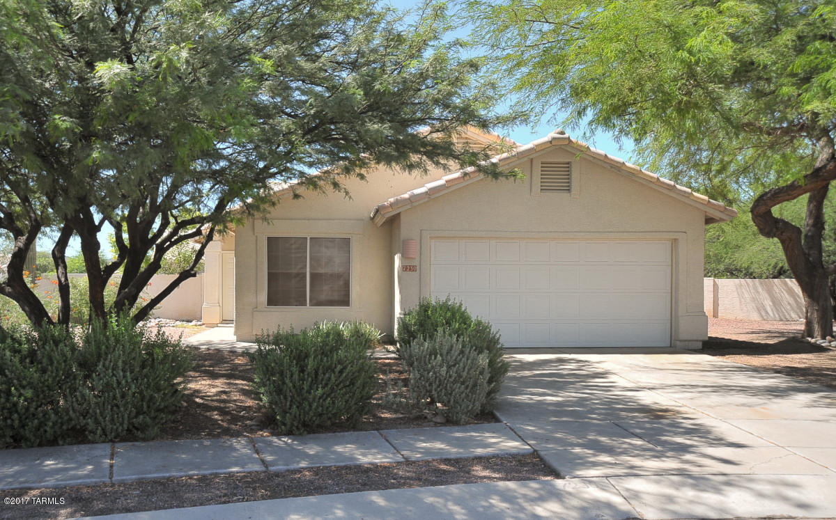 Corner lot in the desirable community of Continental Ranch.  Eat in kitchen with all appliances and plenty of counter space.  Master boasts vaulted ceilings and walk in closet.  Master bath has double sinks, separate garden tub and shower.   Laundry room has upper cabinets for storage. Low care front and rear yard which has a full length covered patio.  Many amenities in community such as pools, sports fields, playgrounds, rec center, skate park. Minutes to I-10, shopping and entertainment.  Won't last long!