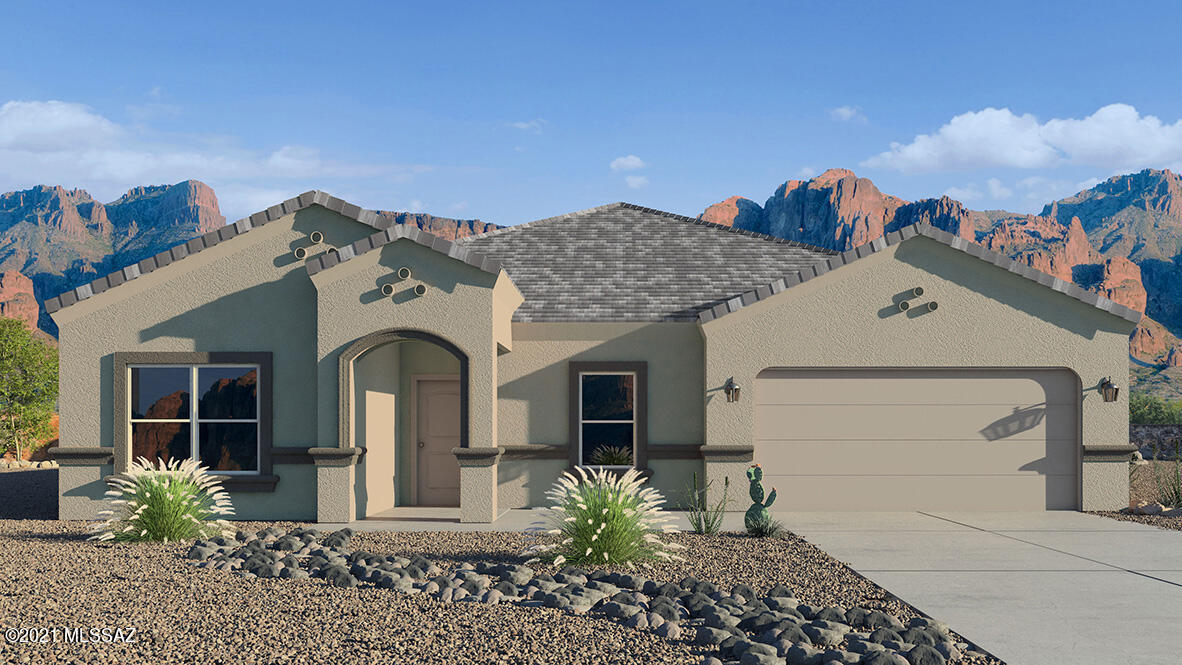Our newest community in prestigious Dove Mountain with uncompromised, panoramic views of the unspoiled high Sonoran Desert is here!  

Enjoy the evenings in this stunning backyard. This premium lot backs up to common area and features stunning views. This one story 2,094 sq. ft., per plan, FRISCO floor plan features fabulous Design Center Finishes with an open Great Room area, 4 bedroom and 2 bathrooms, 2 Car Garage. INCLUDES: 8' Garage Doors,  8' Exterior Patio Doors, Super Shower in Bedroom 1, all rooms prewired for TV and Ceiling fans, Patio Prewire, 4' gate(s). Your Gourmet Kitchen comes complete with  36'' and 42'' Staggered Cabinets, Separate Gas Cooktop with Built-In Oven and Microwave, and  Open Kitchen Island Concept with separate Dining Room area. Ceramic Tile throughout except bedrooms. Gorgeous Bedroom 1, and many more options. 

The Tortolita Ridge community offers a park area featuring amenities, such as, ramada area, BBQ pit, grassy area with picnic benches.  

Dove Mountain, a master-planned community boasts miles of hiking, biking and equestrian trails; 81 holes of world-class golf; fine restaurants and the Forbes Five Star awarded Ritz-Carlton, Dove Mountain Resort & Spa. All with convenient access to downtown Tucson. Dove Mountain incorporates over 2,000 acres of pristine natural desert and surrounds thousands of additional acres of natural desert including the Tortolita Preserve and Tortolita Mountain Park.