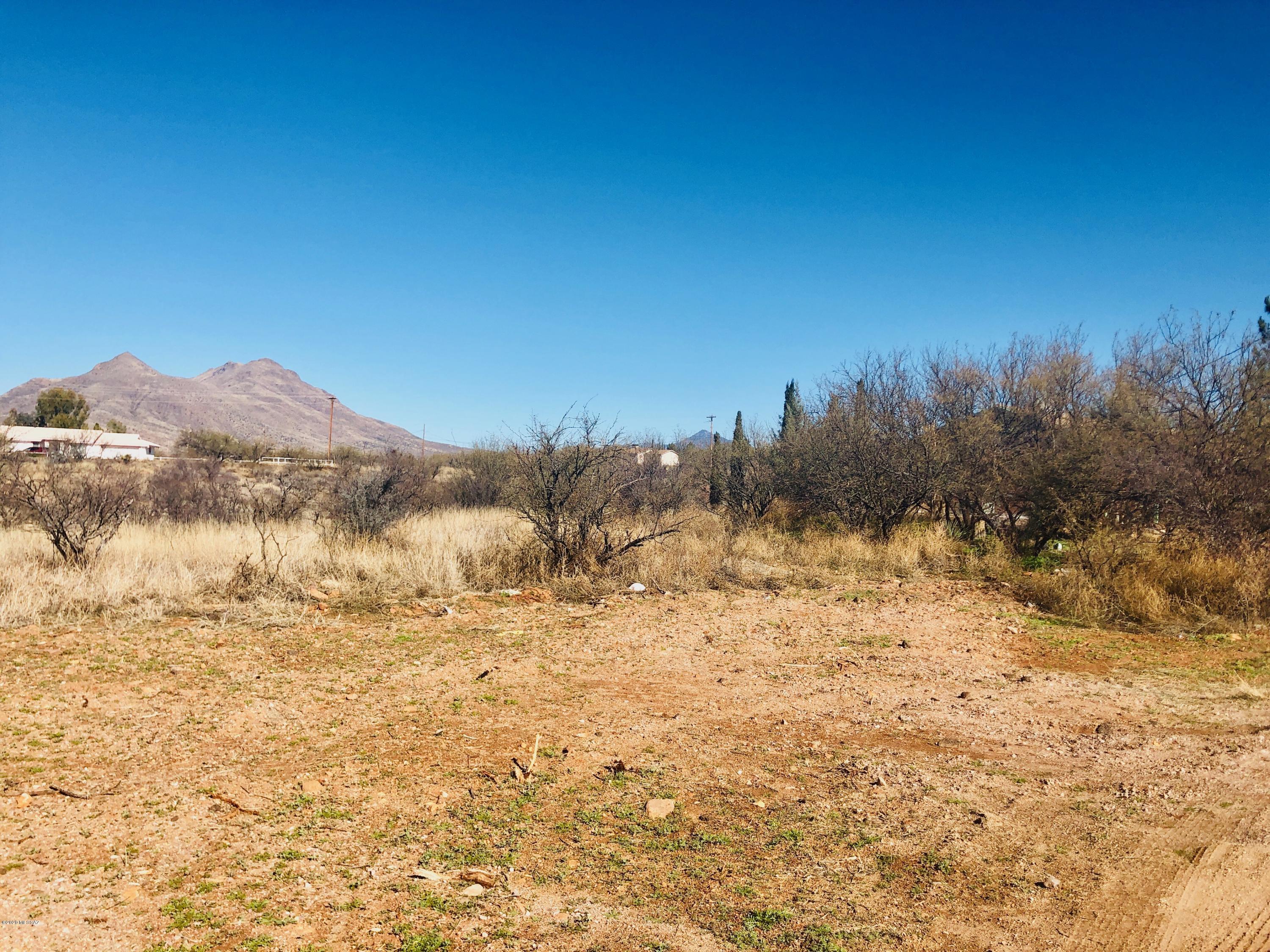 Flat, partially cleared vacant lot located on the east side of Rio Rico. Stunning view of Salero Mountain. Water and electric to property. Septic required. Please call today for more information and to schedule your showing.