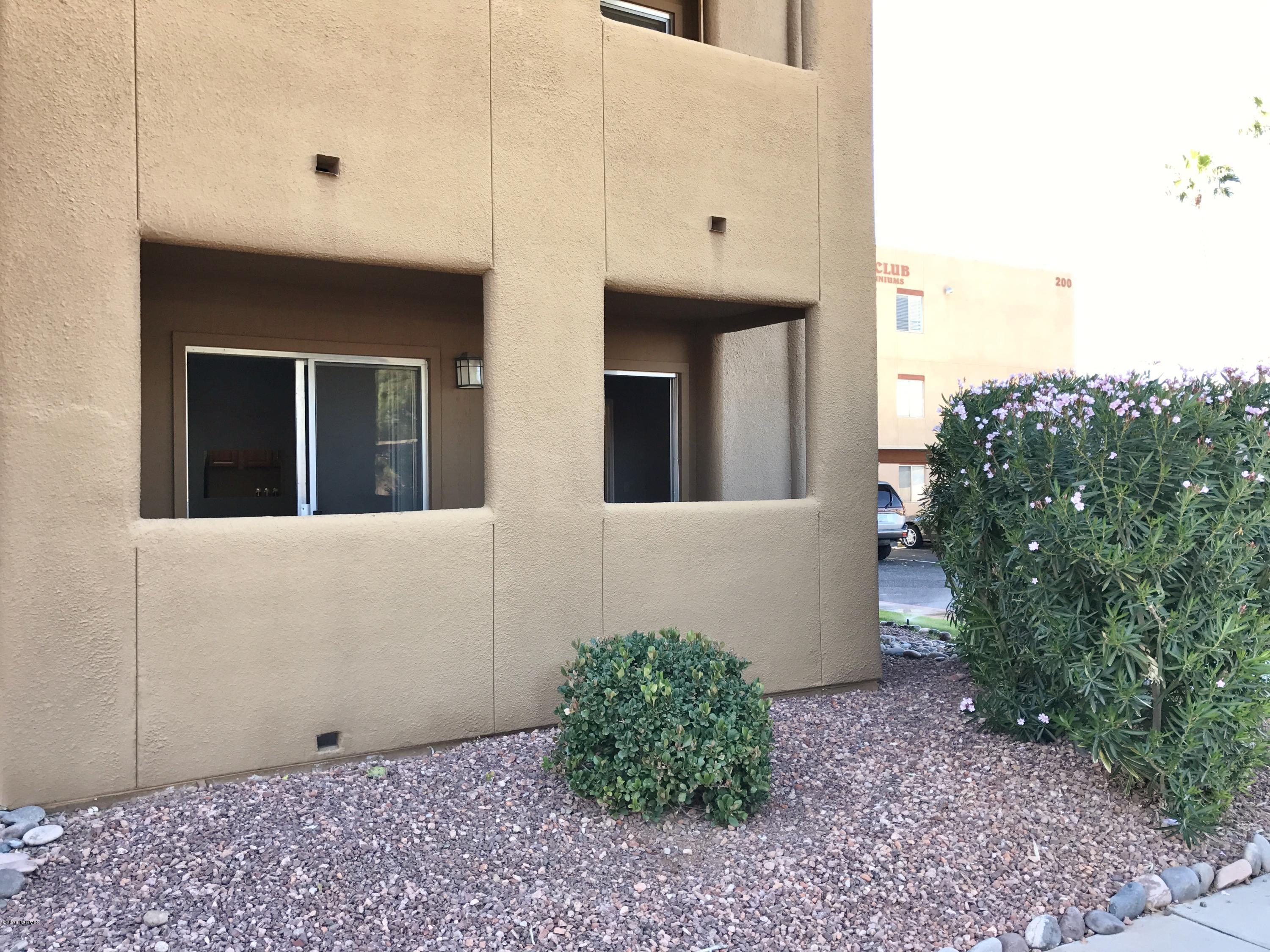 Rent this ground floor, corner unit in the gated community of Casa Club Condos and enjoy resort-style living in central Tucson! Recently renovated condo with brand new carpet, newer kitchen cabinetry and stainless steel appliances. Spacious living room and master suite with walk-in closet have access to covered patio with Santa Catalina Mountains vistas. Conveniently located near shopping, groceries, restaurants, public transportation and just minutes by bike from the U of A! Well-kept complex include two swimming pools and hot tubs, gym, tennis court, air-conditioned racquetball court, volleyball court, two saunas (dry and wet), enormous clubhouse with pool tables, computer room and park-like grounds. Water, trash & HOA included in rent! Discounts for 1 and 2-year lessees! Owner / Agent.