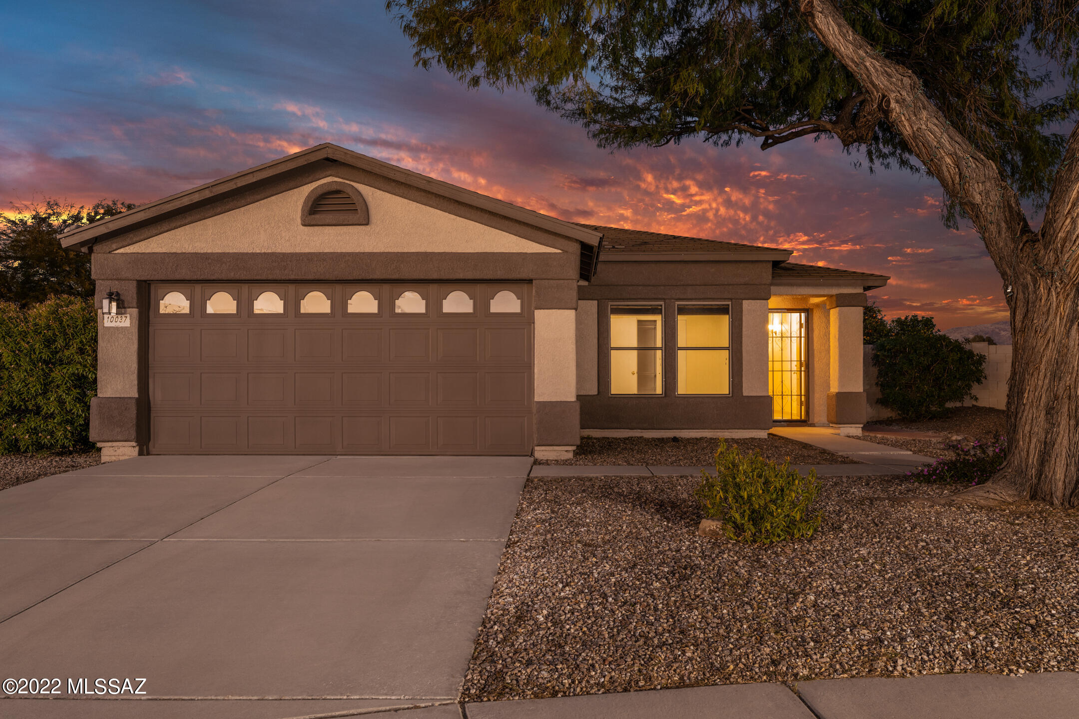 Picturesque home in a cul-de-sac with a pool! Kitchen features beautiful wooden cabinets, granite countertops, stainless steel appliances, touchless faucet, and rustic lighting that makes this a delight for any chef. Large, decorative tile throughout the home adds class and elegance to every room. Primary bedroom is the perfect size with a ceiling fan to give a nice steady breeze when desired. Backyard has a covered patio to provide plenty of shade when you're not cooling off in the pool! Your next chapter starts here!
