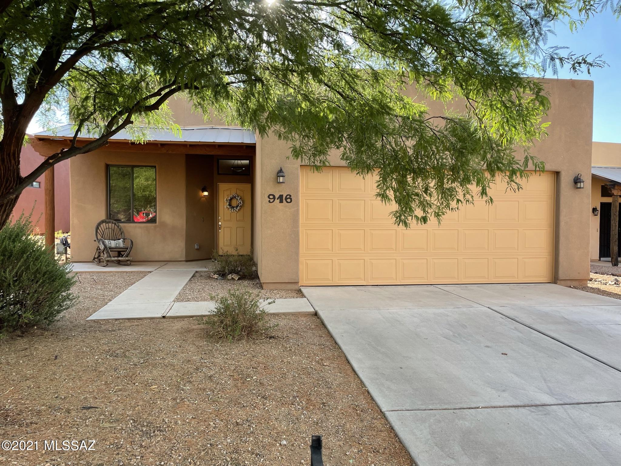 Pride of ownership really shows in this 1 owner, beautifully maintained Legends at Valiente Home. 1804 square feet, with a premium lot, to ensure privacy as you enjoy the sunsets on the back porch.  
Both front and backyard have automatic drippers for plants and trees, low maintenance landscaped front and back. Garage is large enough for a full-size lifted truck. This home has an open concept with 11 foot ceilings and upgraded tile in the living room. 
It was recently painted inside along with the exterior garage, front door and wood beams.  Brand new Stainless Steel appliances in the kitchen with a built in Air Fryer and griddle. Very desirable neighborhood; close to schools, parks, shopping, restaurants, and Ft. Huachuca. This one will not last!