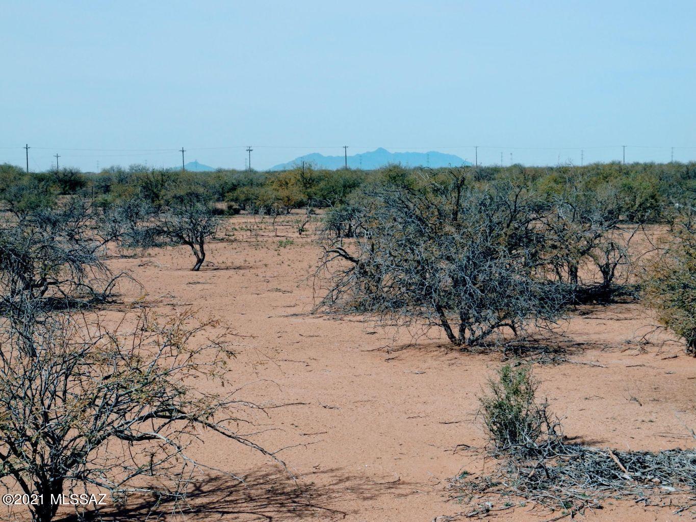 Flat land with mountain views, well rights, electric on property, road access. Horses allowed. Easy access to Interstates 8 and 10. Ten minutes to center of Casa Grande. Seller will respond to all offers. Buyer to verify all material facts and figures.