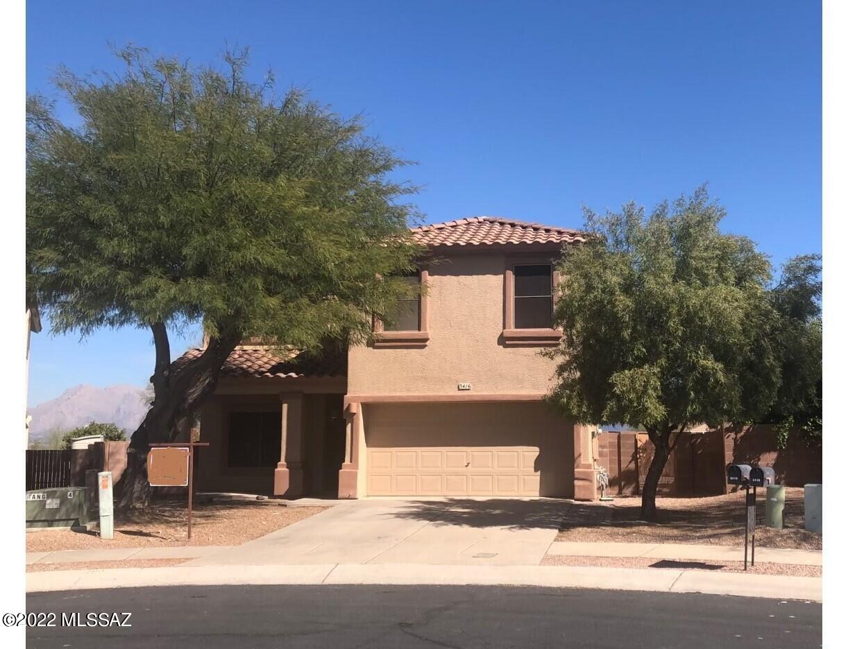 Very spacious & comfortable home with lovely views. Located on a cul-du-sac in gated Sweetwater Reserve. Multiple gathering & lounging spaces, large bedrooms, family room with gas fireplace, 2nd floor bonus space makes a great TV room/playroom/office. All brand new carpet and fresh neutral paint. Good-sized back yard has amazing desert plantings, expansive paver patios and beautiful view. HVAC only one-year old. Community pool/spa, playground and walking path. A very sweet spot!
