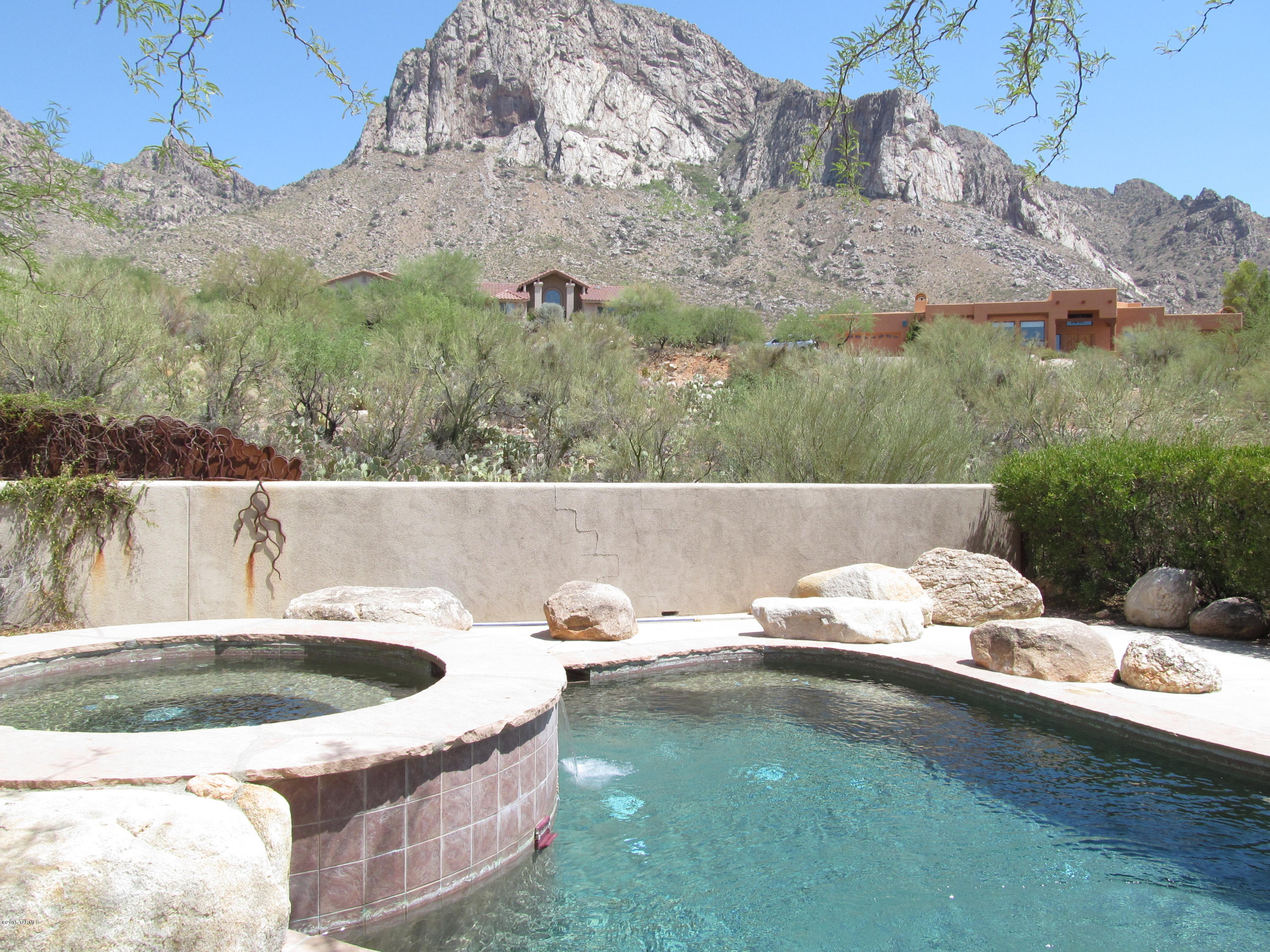 Built in 2002. Breathtaking top of the ridge city/Mtn views, 2 charming court yards-one w/FP + fountain, Formal DR, Gourmet Kitchen w/Granite countertops, Brkfst Rim W/UP, flagstone floors throughout, Mstr w/luxurious BA featuring stacked stone+Travertine, Sep. gated POOL + SPA. All Appliances. Pool & landscape service included. NO heater to the pool or spa.  Pets are subject to approval. *** RENTAL RATE REFLECTS A $45 CONCESSION IN EXCHANGE FOR TENANT’S AGREEMENT TO CHANGE HVAC FILTERS MONTHLY. RENTAL RATES ARE $45/MO HIGHER THAN STATED W/O CONCESSION.***