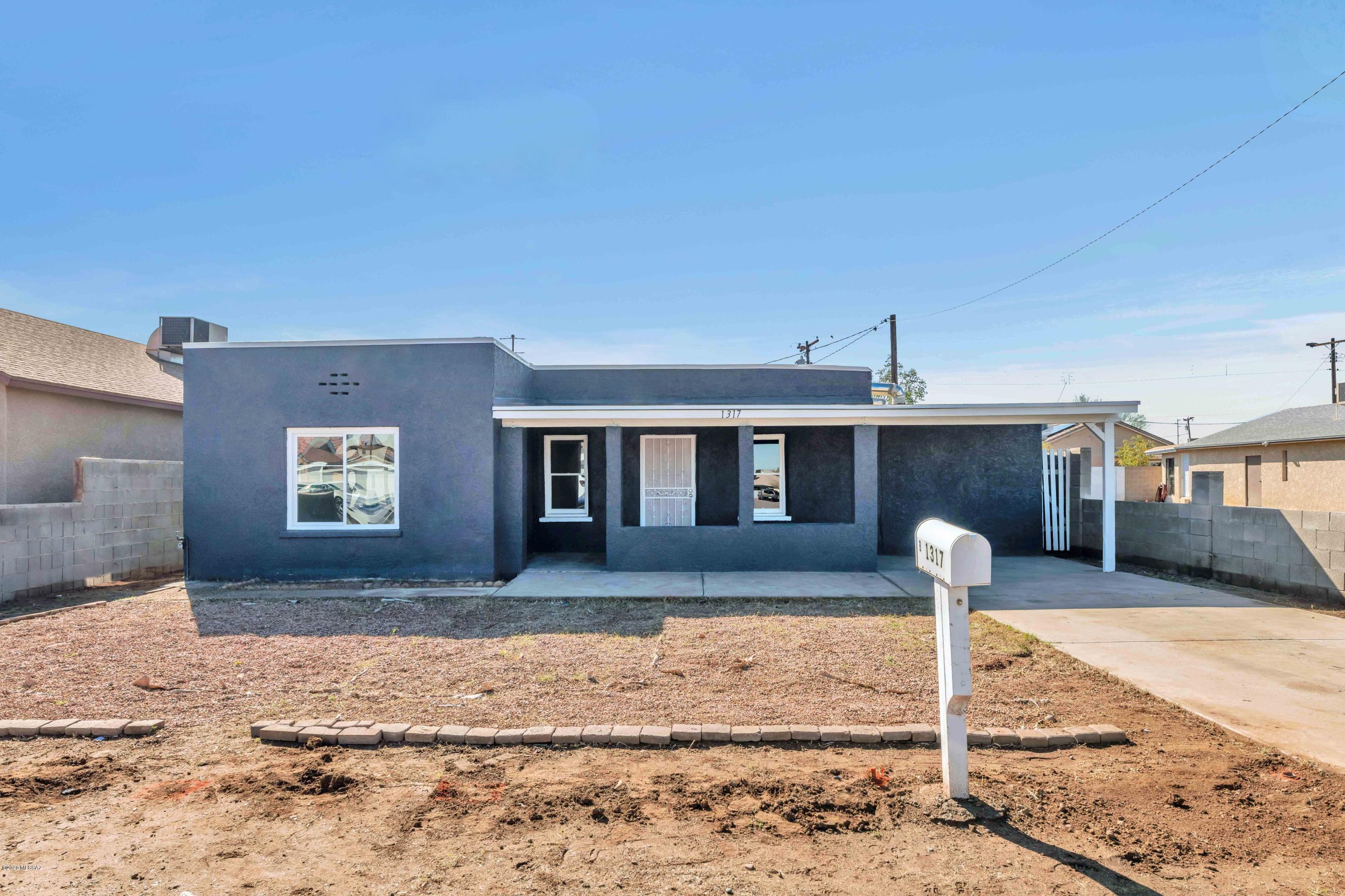 What a wonderfully remodeled triplex.  The three bedroom house is amust see for the bathrooms alone! Plenty of backyard courtyard space. RV gate in the back. Next to a nice Church. The property will have a coin operated laundry for the back 2 units and two new air conditioners on these.New dual pane windows along with new flooring.  New Cabinets along with tasteful backsplashes. Exterior landscaping is being done with a new block wall in the front as well. Currently in lease up stage so there will be a lockbox placed on the property 2/14/2020. See Document tab for more information.