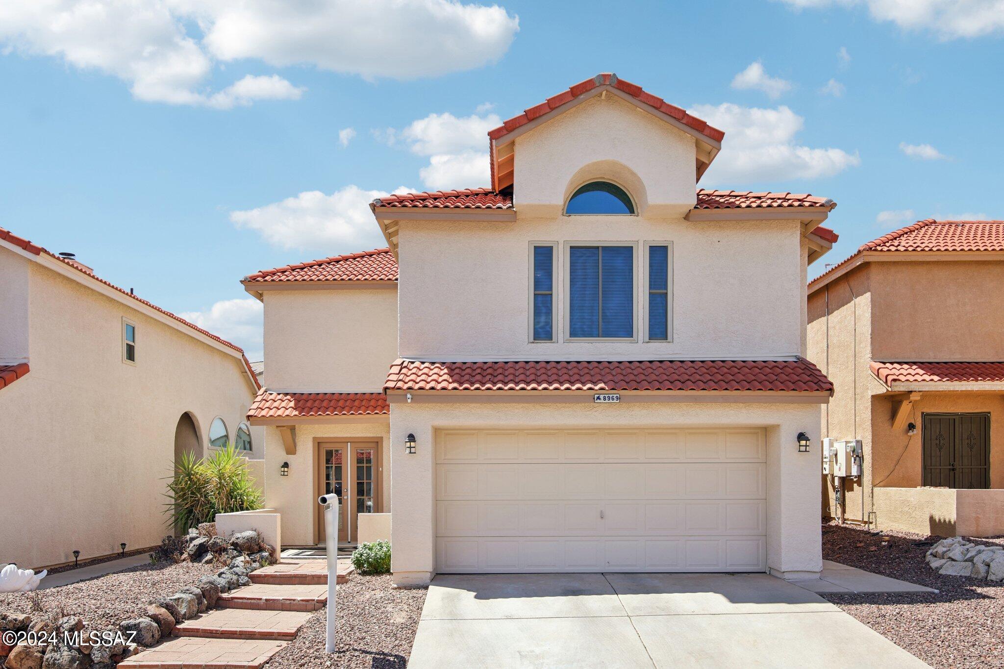 !!!VACANT!!! ***SELLER WILLING TO GIVE CREDIT/DO REPAIRS*** | Meticulously remodeled 3-bedroom, 2.5-bathroom home located in a gated community! Every inch of this home has been updated, offering modern elegance and comfort. Enjoy the benefits of a new hot water heater (2020), new A/C (2019), and new windows (2022). The interior features beautiful wood-like tile flooring, plush new carpet, and a stunning kitchen with quartz countertops, new cabinets, a farmhouse sink, and new appliances including a fridge, washer, and dryer from 2020. The bathrooms have been upgraded with new vanities, tiled showers, and a sleek glass sliding door. The backyard is a serene retreat with new turf, mature palm trees, lemon and lime trees, and vibrant rose bushes, enhanced by stylish lighting. This home also boasts new flat LED lights throughout!