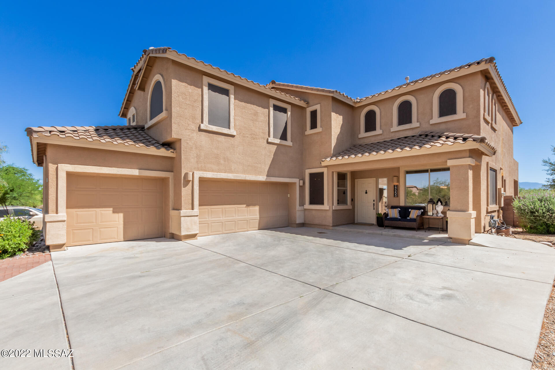 Come home to this beautiful two story in the Sycamore Canyon community. This spacious four-bedroom home offers plenty of space for everyone. Enjoy the comfortable living area with fireplace and soaring ceilings. The den, formal dining, and formal living area provides room for a quiet workspace or entertaining. The large upstairs loft allows for flexible space for family enjoyment. You will appreciate the broad three car garage and wide driveway. Enjoy your backyard with a full covered patio and desert views. This community boasts of an inviting community pool, peaceful walking trails, a park for relaxation or recreation. Don't miss this great opportunity. Showings available during Coming Soon.