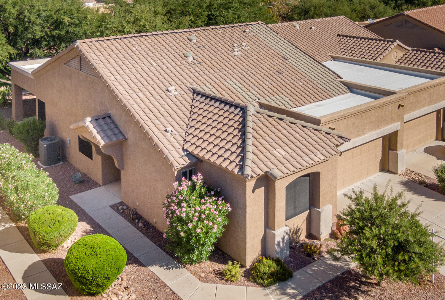 A Las Campanas Village Beauty that is located on one of the park areas, Enter into a Large Bright Great Room, 2 Bedrooms, 2 Baths, Den, Bay Windows and a 2 Car Garage. This home features - Tile Floor, Tile Kitchen Countertops, an Ungraded Master Bathrooms, Custom Paint, Ceiling Fans, just too many features to list them all. Some of the furniture is included in the sale. This home is clean, Must See!