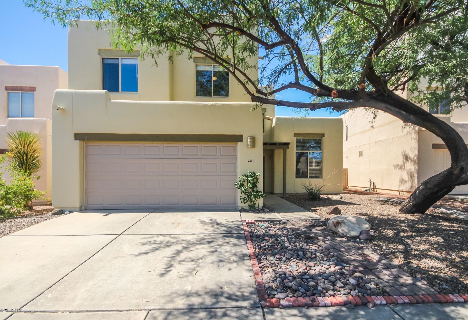 Seller will accept or counter offers between $240,000-$250,000. Welcome to your Home Sweet Home!  Saltillo tile floors, ceiling fans, window blinds. upgraded lighting,  cozy fireplace, and sweeping stairway to 2nd level. Warm & welcoming palette, granite kitchen counters, breakfast bar,  black appliances and plenty of cabinets w/hardware. Charming powder room w/granite counter. Plush carpet in all bedrooms, ample closets, and upscale baths. Master retreat boasts private balcony entrance,  private en suite w/granite counter, decorative mirrors, and designer fixtures. Fantastic backyard offers covered patio, sparkling pool, spa, grassy play area, and spectacular blue skies. This is a must see Home on your list.