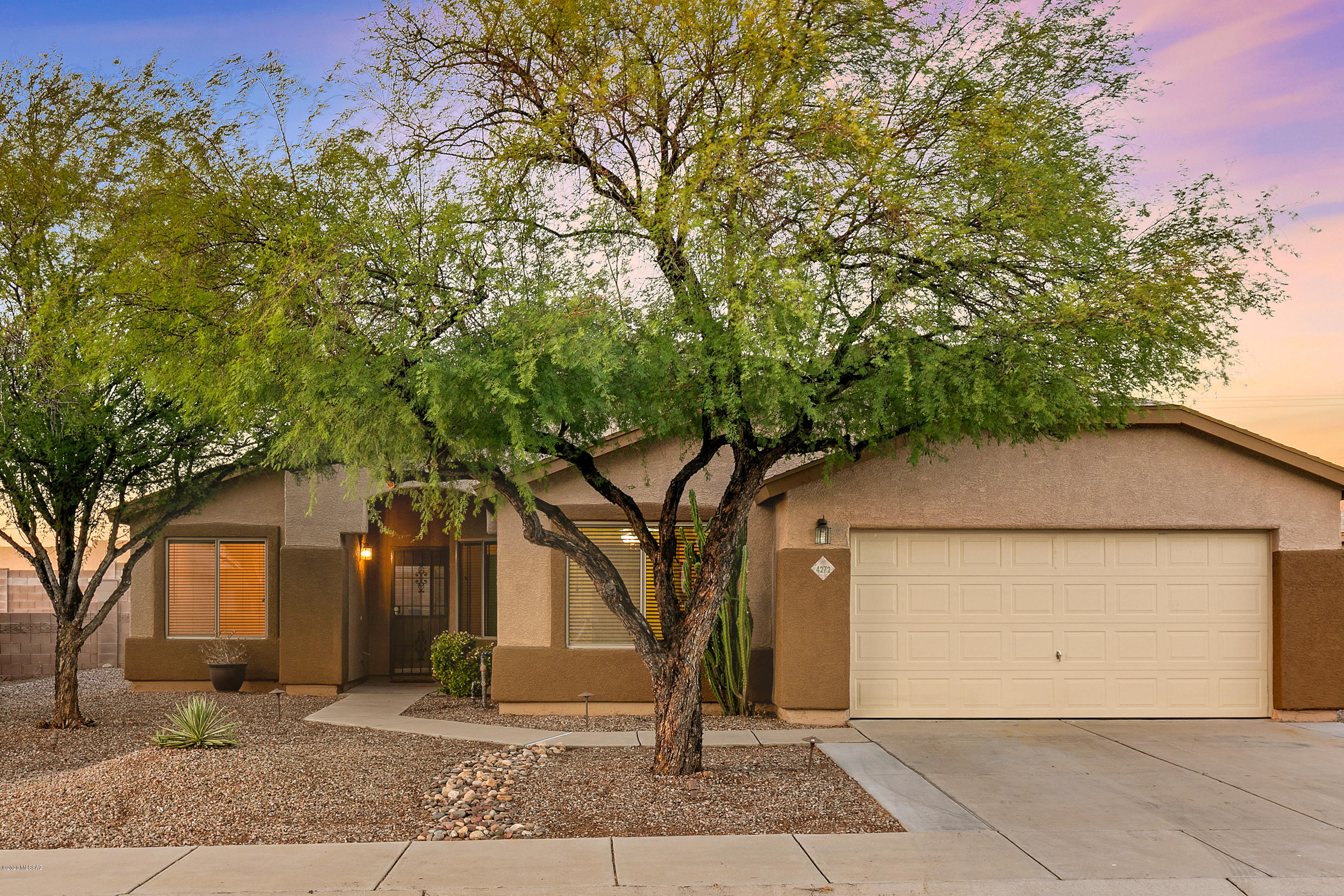This lovely 3 bedroom, 2 bathroom home in the established Quail Cove community offers open concept living and a backyard built for entertaining! Every corner of this home features functional amenities and tasteful design. The spacious, eat-in kitchen boasts chic countertops and stainless steel appliances. Retreat to the spacious primary suite with ensuite bathroom and massive walk-in closet. In addition to having sizable bedrooms, you'll also have a large den ready to be converted into your home office! Step outside to discover an entertainer's dream backyard. An expansive covered patio provides plenty of shade, an extended paver patio, and an iconic covered pergola for outdoor living. This home has it all with a great location near schools, dining options, shopping, and entertainment.