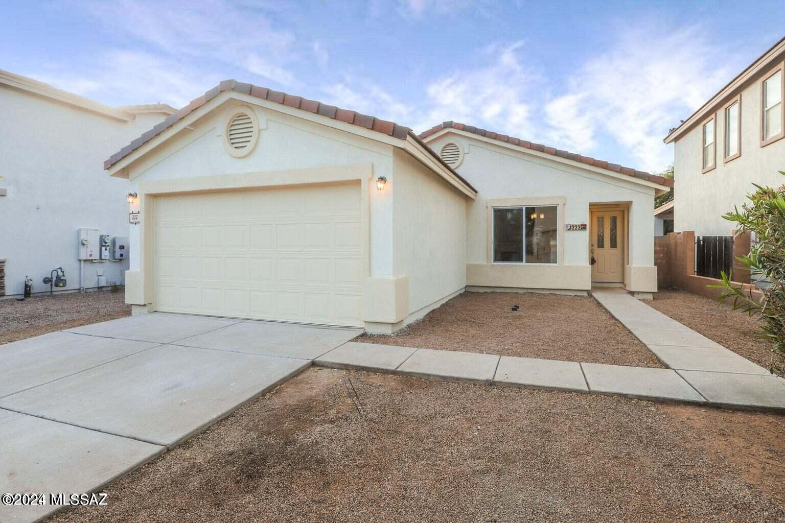 Welcome to your dream home in Rancho Sahuarita! This fully remodeled 3 bedroom, 2 bathroom, and a den is a true gem that seamlessly blends modern upgrades with the charm of this sought-after community. Enjoy the Arizona sunshine in your private outdoor patio or at the nearby lake. Rancho Sahuarita offers pools, splash pads, parks, walking and cycling paths, and fitness/exercise centers. Just like they say, it's all in your backyard! Sellers are offering a home warranty coverage until April 2025!