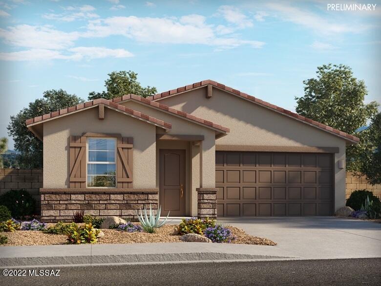 Brand NEW energy-efficient home ready October 2022! Give your family plenty of room to relax and enjoy being together. Linen cabinets with sparkly white
granite countertops, modern gray tile flooring with greyish brown carpet in our Distinct package. Located less than 10 minutes from I-10, enjoy great schools
in the highly desirable Marana Unified School District and easy access to shopping, restaurants, parks, and recreation. Known for their energy-efficient features, our homes help you live a healthier and quieter lifestyle while saving you thousands on your utility bills.