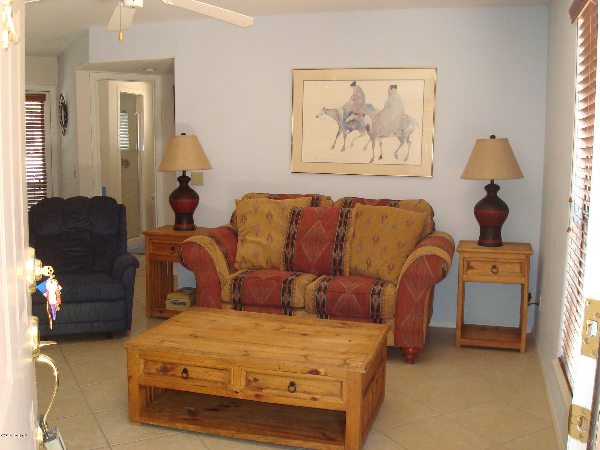 Condo is an end unit of the building.  Excellent condition, tile floors, tile bath and shower.
Tennis courts and swimming pool nearby.
Patio, assigned carport.
TURNKEY SALE– Includes beds, sofa, linens, lamps, utensils – READY FOR RENTAL.  RENTAL MANAGEMENT AVAILABLE.
Mature landscaping.  A great 2nd home with hiking, biking, and full amenities nearby. Call 308-5477 to view
