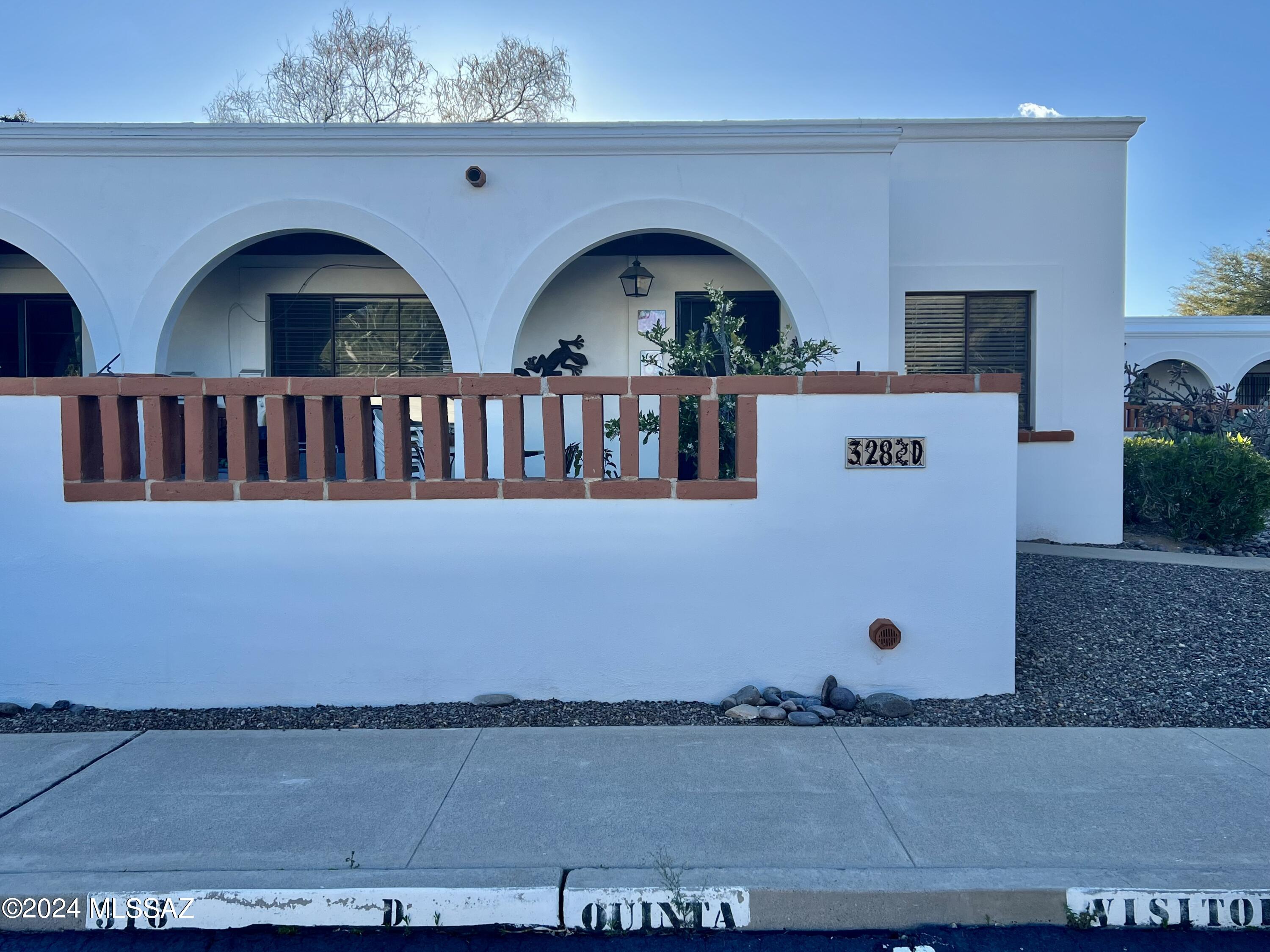 Welcome to this great villa, with amazing mountain views right out your front patio, with parking right in front of your uint.  Everything you are looking for in your winter home or full time residence is here.  You will have tile through out your home.  The kitchen has lots of cabinets and tons of counter space, new disposal was just installed also.  There is a dining area in the kitchen, you will have an open floor plan here. This villa has two bedrooms plenty room for guests.  You have the bath that is easy for either bedroom to use.  The laundry is in a closet with a space saving stackable unit.  Come check out this great home!