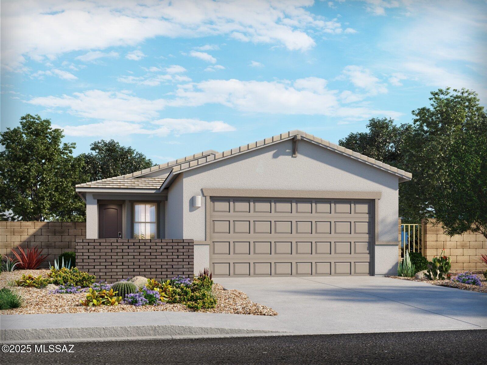 Brand new, energy-efficient home available by Mar 2025! The Quartz floorplan in Tucson, Arizona offers an open concept layout with 3 bedrooms and 2 bathrooms. Umber cabinets with shaded grey granite countertops, wood-look tile flooring with multi-tone carpet in our Elemental package. Residents can enjoy the outdoors at Saguaro National Park, El Rio Preserve, and the Summerstone community park. We also build each home with innovative, energy-efficient features that cut down on utility bills so you can afford to do more living.*  Each of our homes is built with innovative, energy-efficient features designed to help you enjoy more savings, better health, real comfort and peace of mind.