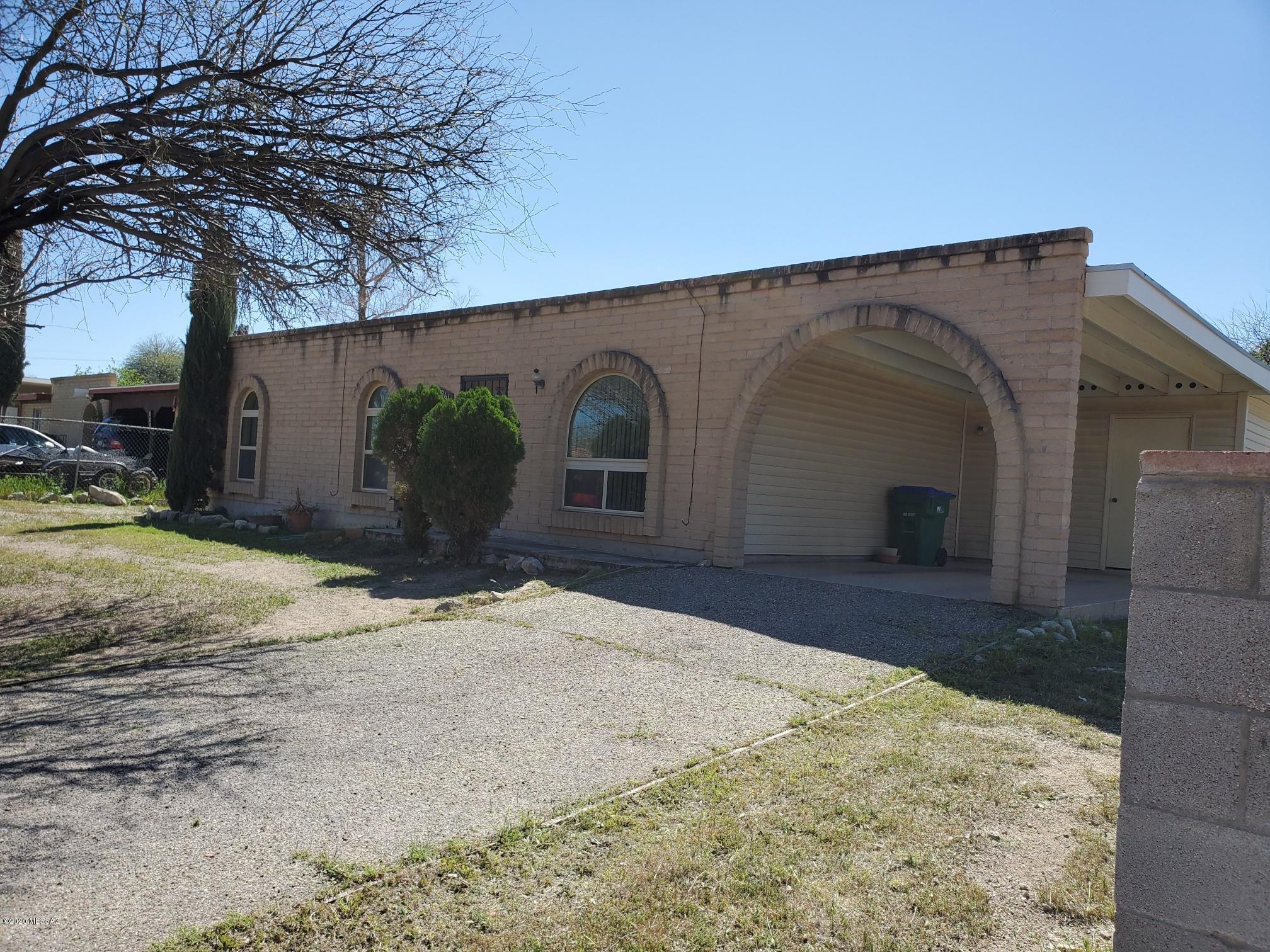 This masonry Ranch style home is ready for the next buyer to move in and make it their own.So bring your decorating ideas to this home This home features a really nice sized back yard perfect for your pets. The home features a nice sized living room with a combination Kitchen and Dining area with the laundry room behind the carport. The home has 3 nice sized bedrooms with 2 full baths. With a heatpump furnace with central air. 1 car attached carport. This home features newer thermal pane windows, newer HVAC system and newer water heater.