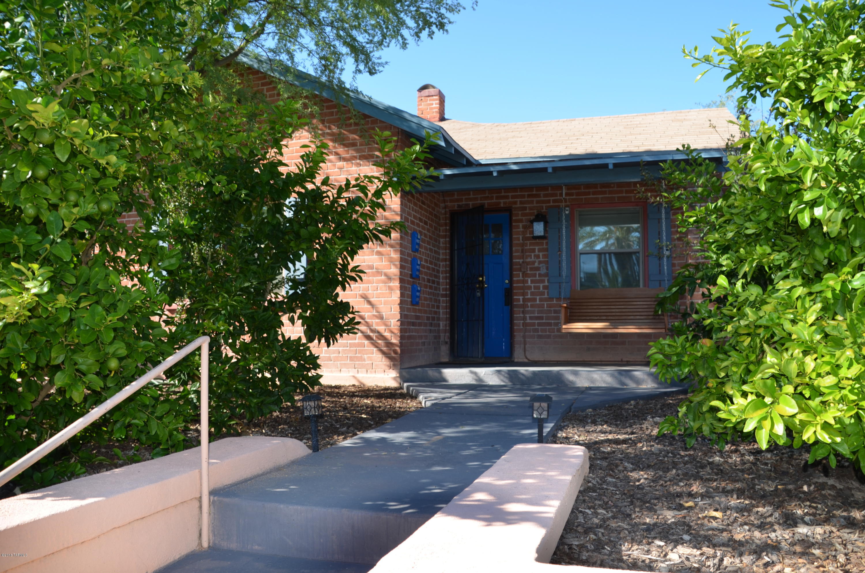 Wonderful Pie Allen area Tri-Plex just around the corner from the University of Arizona, Modern Streetcar and Downtown. Duplex front building includes a 2 bedroom/ 1 bath unit and a 1 bedroom/ 1 bath unit with a shared laundry. Both units are Crate and Barrel cute and updated. Back building is a SFR with 2 bedrooms/ 1 bath and a basement. Off street parking.