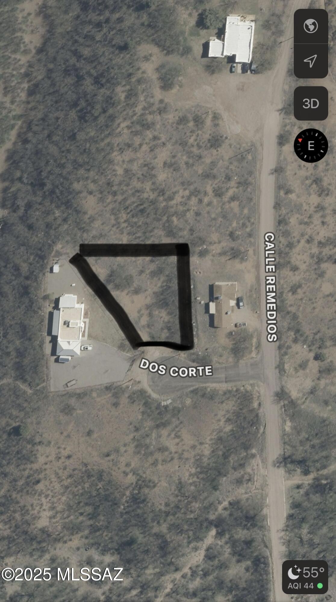 Flat parcel offering lots of privacy and quiet living with few neighbors. This parcel is on a cul-de sac with only two other homes nearby.