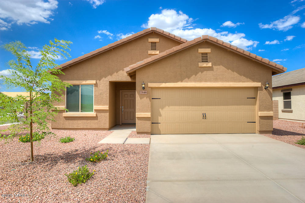 The Ajo floor plan is a spacious 3 bedroom, 2 bath single story home with over $10,000 in upgrades including energy efficient kitchen appliances, granite countertops, custom wood cabinets, brushed nickel hardware and an attached two car garage. Each of these beautiful homes comes fully-loaded with a private master suite complete with a walk-in closet, as well as a fully fenced backyard, large covered patio and front yard landscaping. This exceptional home is located within the amenity-rich community of San Lucas, featuring a community park, with basketball courts, sand volleyball courts and a baseball field, providing an extraordinary lifestyle for you and your family.