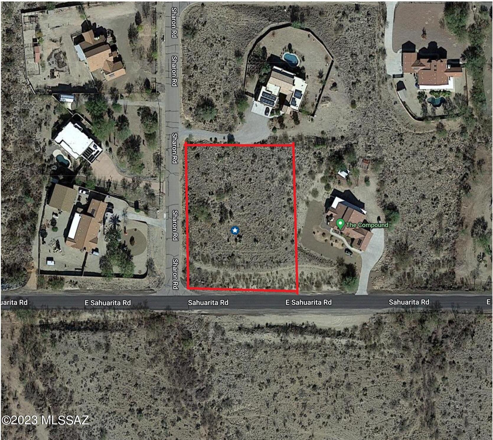 Come see this subdivided corner lot with mountain views! Enjoy the natural desert surroundings while being in a prime location with easy access on Sahuarita Rd. The roads are paved, and there is water and electricity available at the lot line.