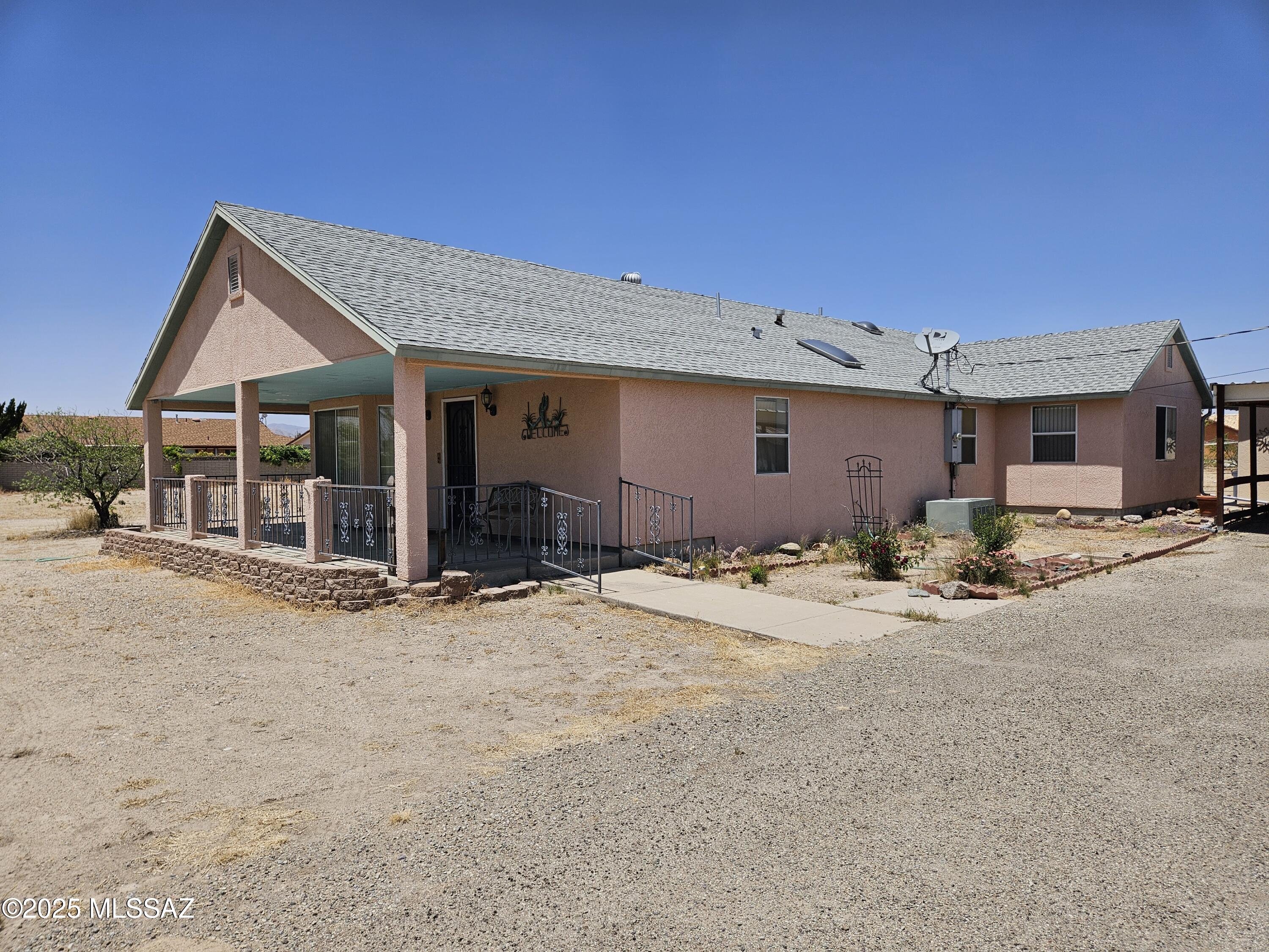 HUGE PRICE REDUCTION!!!! Large, well-built 3bd, 2bth home on a large lot, bordering paved Airport Road. Just a mile from Willcox, this beautifully maintained, spacious home gives you convenient access, plenty of elbow room, and a home that is well laid out for your family, entertaining, or just enjoying the slower pace of rural living! Room for animals, gardening, or any other outdoor activities you can imagine! It even has a small Pistachio Orchard for extra income! A private Well on the property, garage/workshop and a great home, makes this a beautiful place to call home, for generations to come!