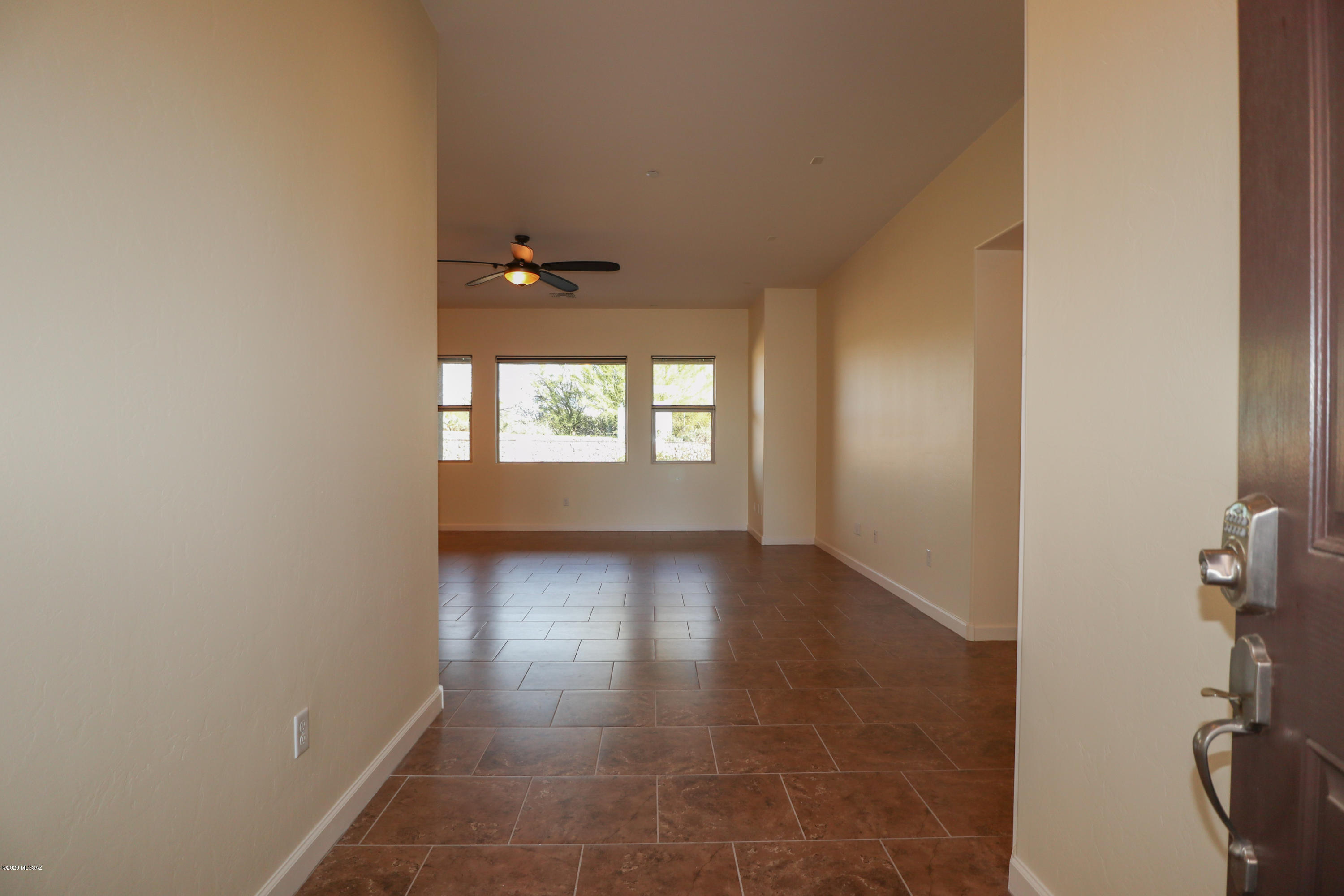 Located in peaceful Dove Mountain, 3-BR+Den home with Casita is perfect for extended family:  Nanny, Grandma Quarters, college-age children, etc.  Sizeable open kitchen in MAIN HOUSE features generous counter space and cabinetry, work center island, and stainless steel appliance package.  Master bath has dual sinks, shower and large soaker tub, spacious walk-in closet and separate linen closet.  Guest bath has dual sinks and tub with shower.  CASITA has separate entry and is situated to provide privacy in residence.  Roomy and efficient design provides comfort and carefree enjoyment. Kitchen has full size stainless side-by-side frig w/ water/ice on door, dishwasher and microwave.  Bath has large shower.   W/D provided.  1-car garage opens into casita for privacy.  Gated Community.  P#3298