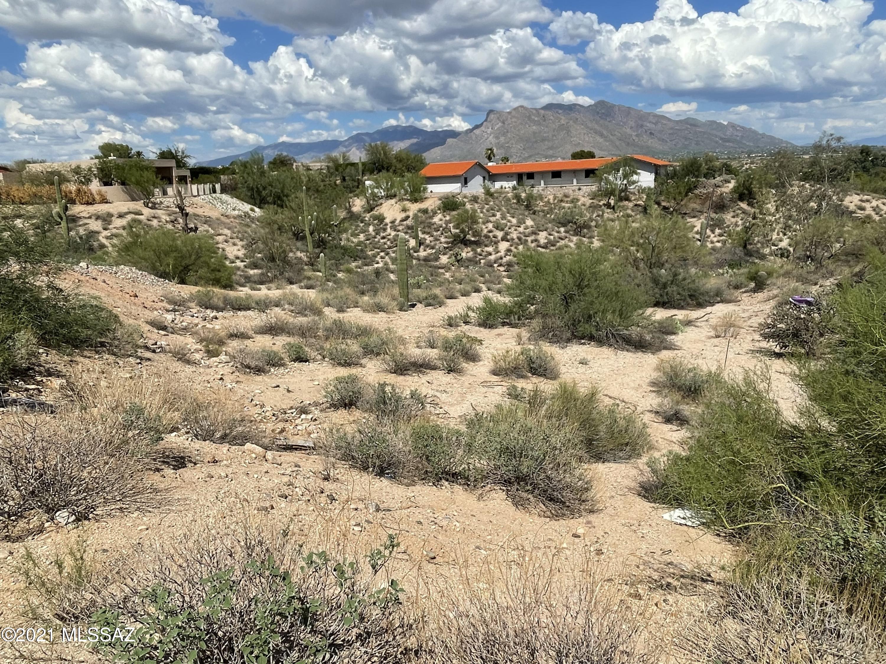 Perched on a gorgeous .95 acre lot in the Tucson National Estates West, this property is studded with stately Saguaros, other desert vegetation and the gorgeous Catalina Mountain as a backdrop as well as the Rincon Mts in the distance view.  This lot has all the elements you need to design your custom dream home and with all utilities available at the lot line to include water and sewer. Situated along Shannon Road for easy access, surrounded by custom homes, and just up the road and moments away from the guard-gated community of the Tucson National Estates, which features the renowned Omni golf course, tennis courts, and luxurious resort/spa, and beautiful scenery. Omni recreational amenities offered by membership. Conveniently located with shopping, dining, the Nanini library, Foothills Mall, Pima College, and Northwest YMCA all close by, you'll appreciate everything this location has to offer!