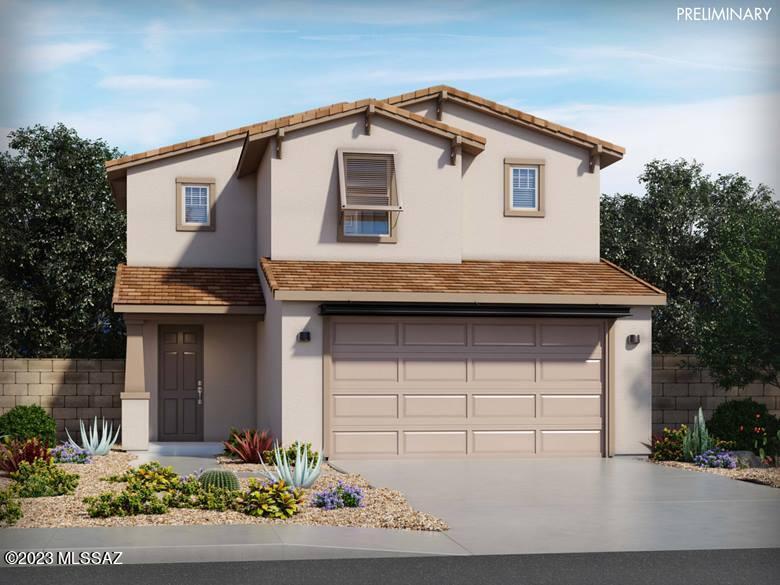 Brand new, energy-efficient home available by Jul 2023! Distinct Design package. Make visitors feel at home with a convenient first-floor guest bed and bath. The sprawling kitchen island overlooks the dining and great room. The primary suite has a spa-like bath with dual sinks. The upstairs bedrooms also have walk-in closets. Now pre-selling, Houghton Reserve is a gated community at the northeast intersection of Broadway Blvd and Houghton. Located 11 miles north of I-10, Houghton Reserve provides convenient access to major employment centers, nearby shopping, and dining. We also build each home with innovative, energy-efficient features that cut down on utility bills so you can afford to do more living.