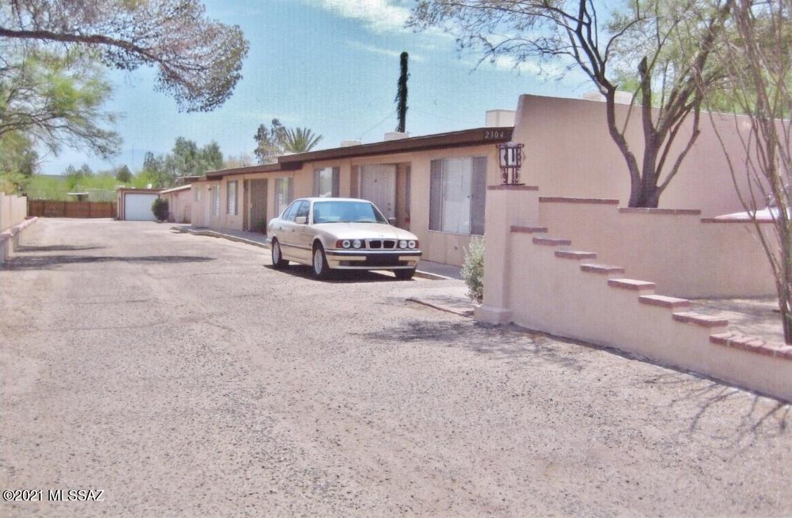 Seven unit apartment complex comprised of two buildings. Building one is four 1/1 units and one 2/1 (owner occupied) unit. Building two is a 1/1 house on the back of the lot with an attached studio/one bedroom unit with a carport. Large lot with a lot of parking and room for additional units. All units include private fenced rear yards with washer dryer hook ups on the patio. The house has central AC/Heat with the other units having a combo of AC wall units and evaporative cooling with electric heating. The property is currently owner occupied and is very well maintained. rents are substantially below market with all month to month tenants, rents can easily be raised. Do not disturb the tenants, call listing agent for a showing. rent roll and financials are attached under documents tab.