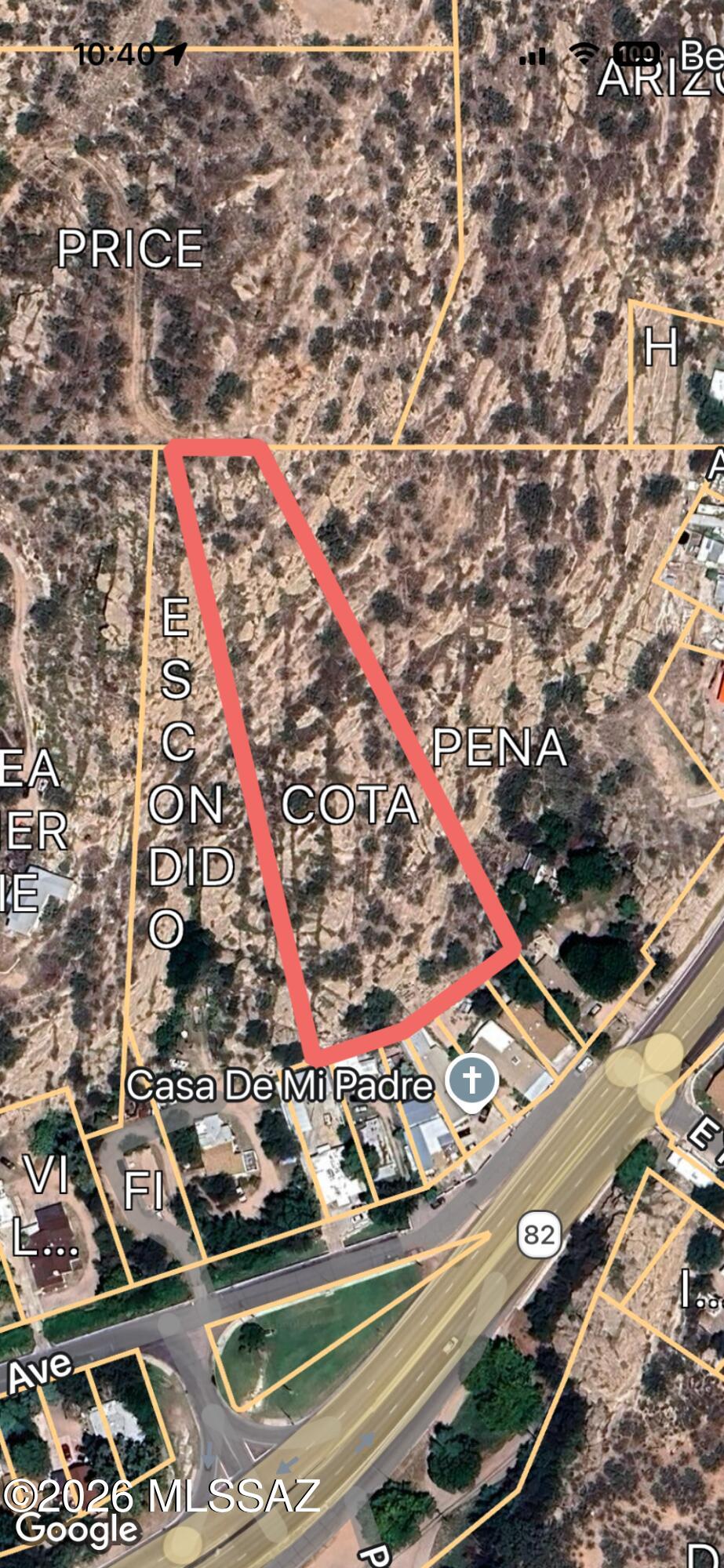 2 Acres located behind a row of homes and businesses along the junction of Morley Ave and Hwy 82.  County Market value is $31,569.  Family settling the estate with an asking price of $17,500.