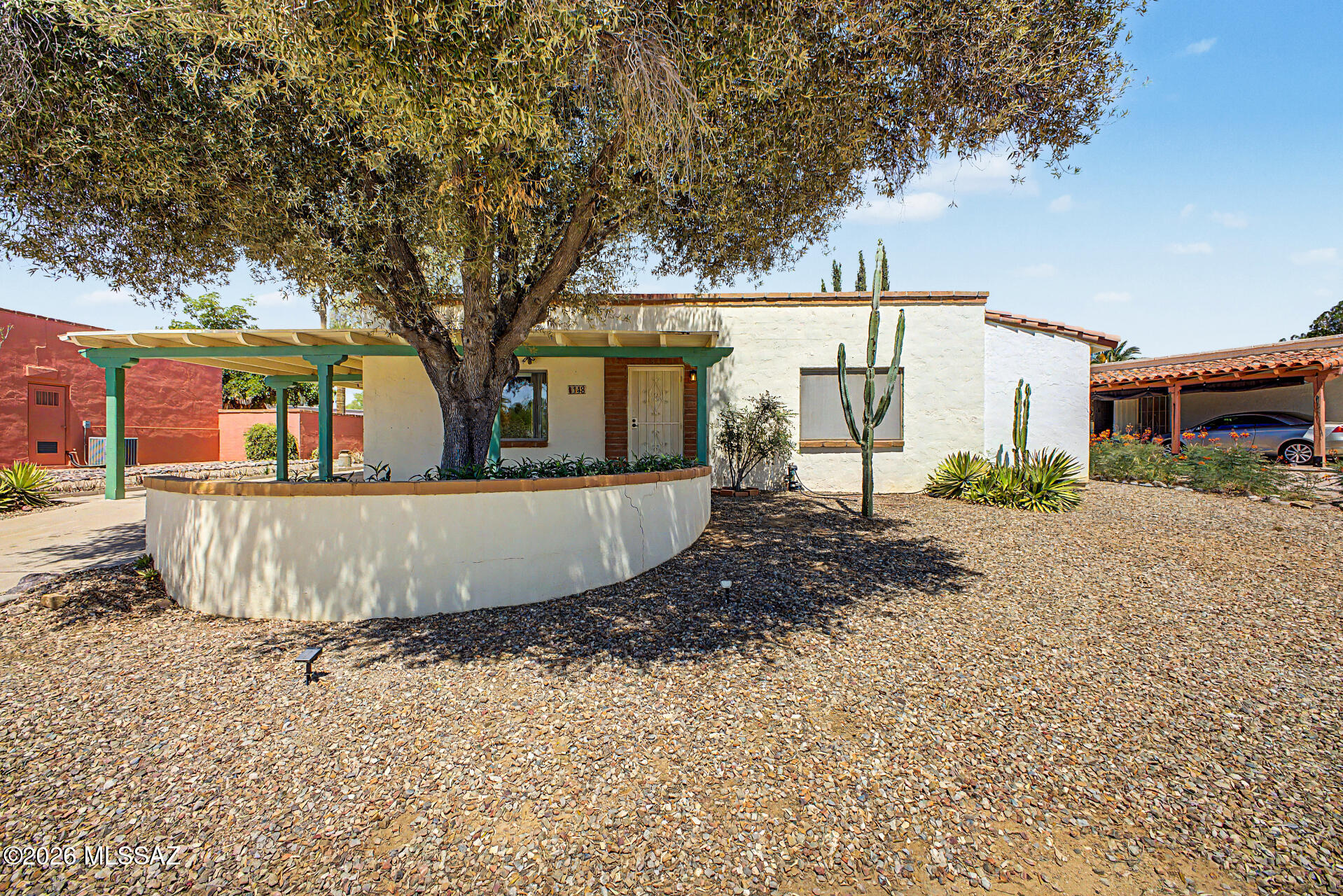 Discover the perfect blend of charm and convenience in this impeccably maintained 2 bed, 2 bath home, located in the heart of the desirable Green Valley Fairways. This residence features a newer ac, and interior paint and is move in ready. The home boasts a light-filled Arizona Room with French doors - an ideal space for a home office, hobby studio, or serene retreat. The kitchen shines with sleek granite counter tops, and a new refrigerator, while the primary suite offers a stylish, updated bathroom. Step outside to your private, low-maintenance backyard oasis, complete with a high-wall fence for maximum privacy. Ideally situated near the Haven Golf Course and Rec East, you're just a short drive from world-class amenities. This turn-key home is ready for you to enjoy the best of desert li