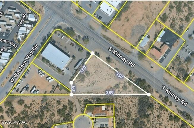 Almost an acre of lot in TR zoning code (Transitional Zone) with 100% usable land - no flood zone, no wash area, no obstruction. Right next to Dollar General store. Paved roads with mountain views. Convenient location, close to many businesses and freeway. All utilities are nearby. Land Use 0023: Vacant Commercial Rural Subdivided. School District: TUSD. Permitted uses : Any use as permitted in Sections 18.25.010 (CR-3 Single Residence Zone), 18.27.010 (CR-4 Mixed-Dwelling Type Zone) & 18.29.010 (CR-5 Multiple Residence Zone). Additional uses permitted: See attached list in Document tab or contact listing agent for details.