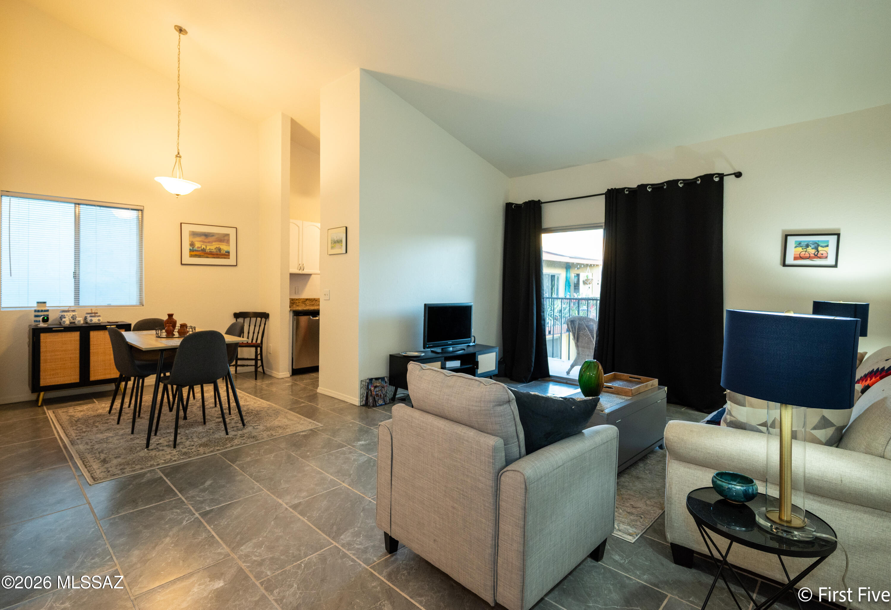 List price is average and subject to change, please call for exact pricing and availability. Fully Furnished Charming 2BR/2BA condo located in East Tucson! VIEWS of the Catalina Mountains from inside and from the private balcony! Equipped with everything you need - house wares, linens, and Wi-Fi. Not only is it close to shopping and great restaurants, the community has 2 pools, heated spa, playground, rec center, grass and tall trees. Pets must be approved.
