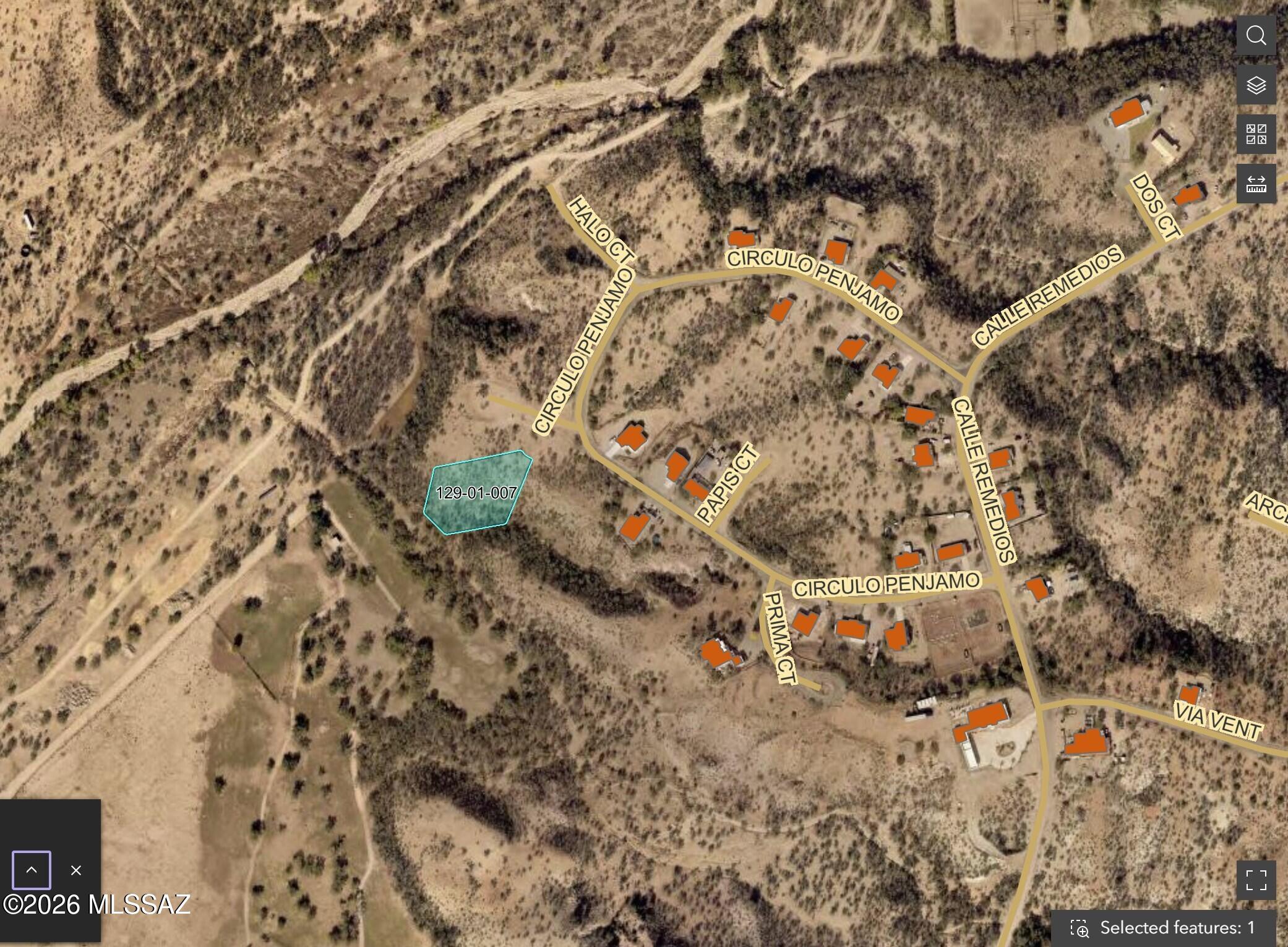 Amazing opportunity to own a lot in a cul de sac overlooking what used to be the Rio Rico Country Club and the unobstructed views of the mountains. Build your dream home on this beautiful lot and have amazing views of the entire Rio Rico valley!