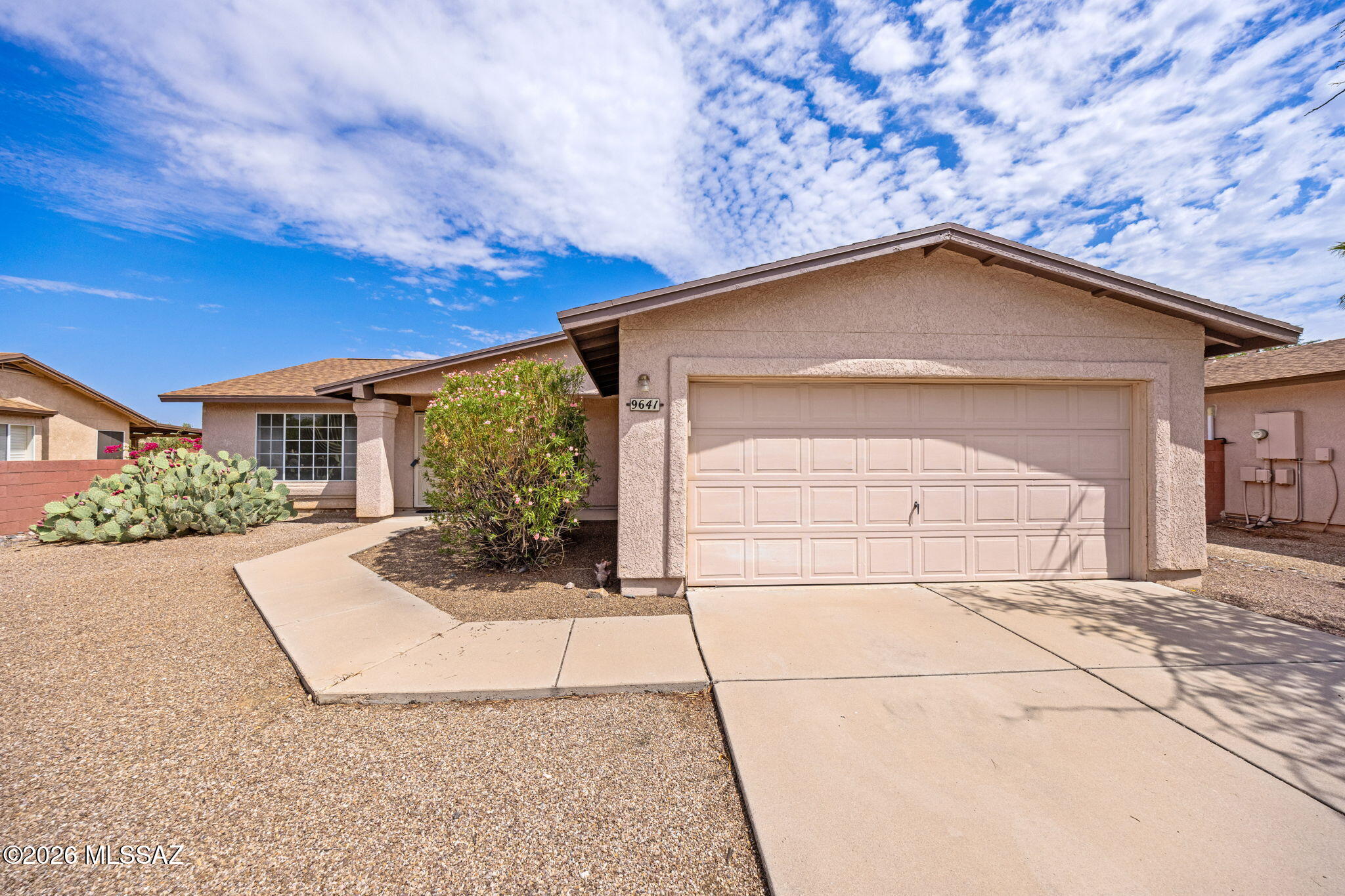 Turn-key and move-in ready in the award-winning Vail School District! This refreshed single-story home shines with a BRAND-NEW high-efficiency HVAC system, fresh interior paint, and new carpet throughout. The bright, desirable floor plan offers 3 bedrooms, 2 baths, and a 2-car garage on a low-maintenance lot. Enjoy all the Rita Ranch lifestyle perks -- parks, pools, sidewalks, and quick access to Davis-Monthan, shopping, and the Houghton corridor. Nothing to do but move in and enjoy energy-efficient, worry-free living. Schedule your showing today!