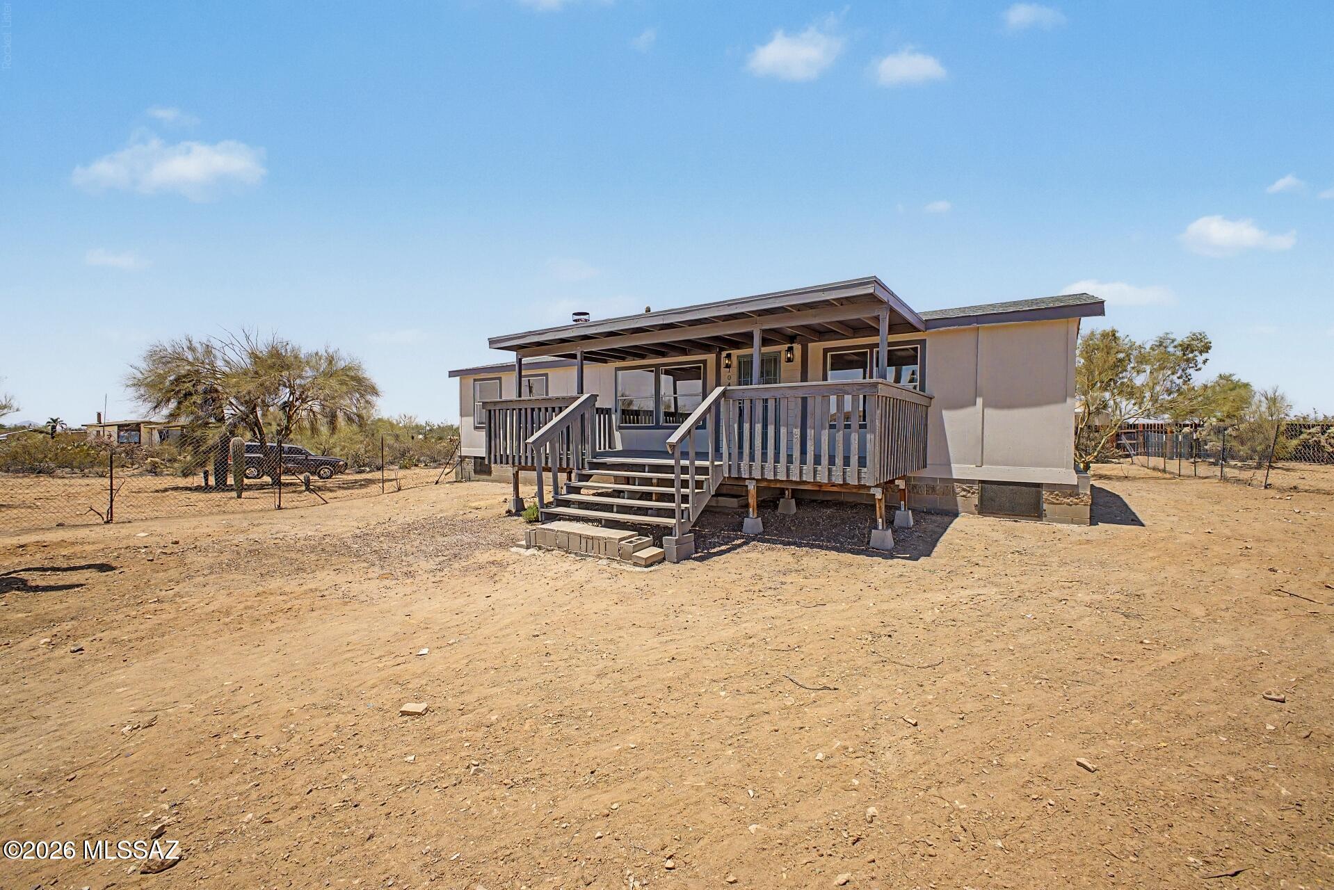 Great opportunity for homeownership! Spacious manufactured home situated on a full acre. Features 3 bedrooms, 2 bathrooms.  Updated with Luxury plank flooring, Modern fixtures, new counter tops, stainless steel appliances, fresh interior/exterior paint and more!   Zoned for horses and perfect for those seeking a relaxed rural lifestyle. A must-see!