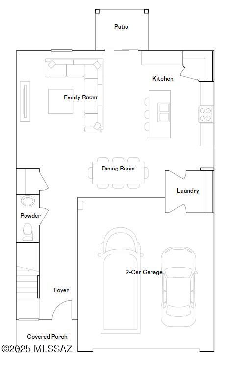 This new two-story home features a spacious and modern design. An open-concept floorplan on the first level combines the kitchen, dining room and family room for seamless entertaining and multitasking, and a nearby patio provides convenient indoor-outdoor transitions. A versatile loft is located on the second floor near three secondary bedrooms and the luxurious owner's suite, offering direct access to a full-sized bathroom. Our homes come with Quartz Countertops,  the Rinnai Tankless Water Heaters, Smart Thermostats, Post-Tension Foundation, Radiant barrier roof decking, 2'' Faux Wood Blinds and more! As an added bonus, this home comes complete with a washer and dryer!