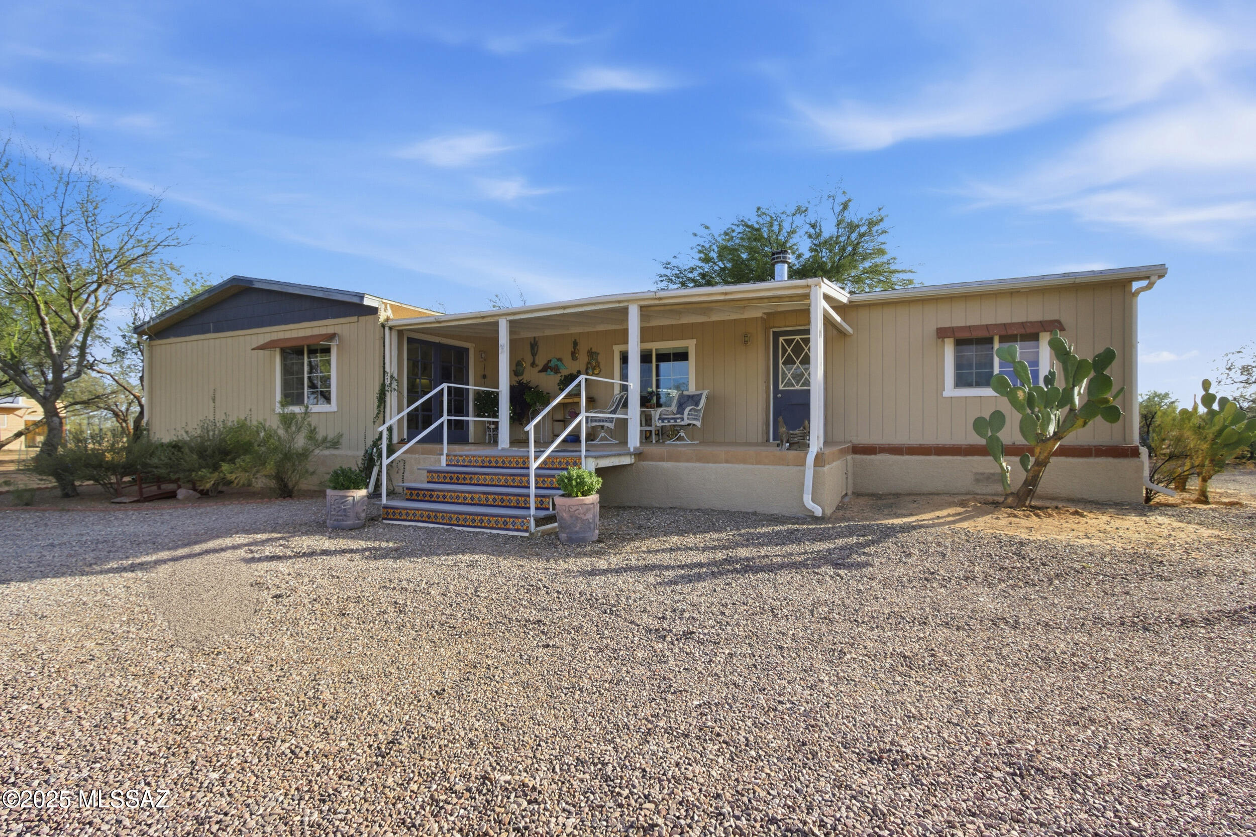 Price Reduced - Incredible Value on Your Own Peaceful Desert Retreat!

Now offered at an even better price, this well-maintained 3-bedroom, 2-bath home presents an outstanding opportunity to enjoy the space, privacy, and beauty of desert living. Situated on just over an acre, the spacious 2,160 sq ft home welcomes you with an open floor plan designed for both comfortable everyday living and effortless entertaining.

The split floor plan provides added privacy, while the beautifully renovated primary bathroom features a stunning walk-in shower. Outside, an electric gate and paved driveway lead into the property, where you'll find covered parking and plenty of room to enjoy the peaceful surroundings. Take in breathtaking mountain views and spectacular sunsets from your own slice of the desert. Warm, inviting, and thoughtfully cared for, this property offers the tranquility and space that's becoming increasingly difficult to find--now at an even more attractive price. Don't miss this opportunity to own an exceptional home with acreage and views at a remarkable value.