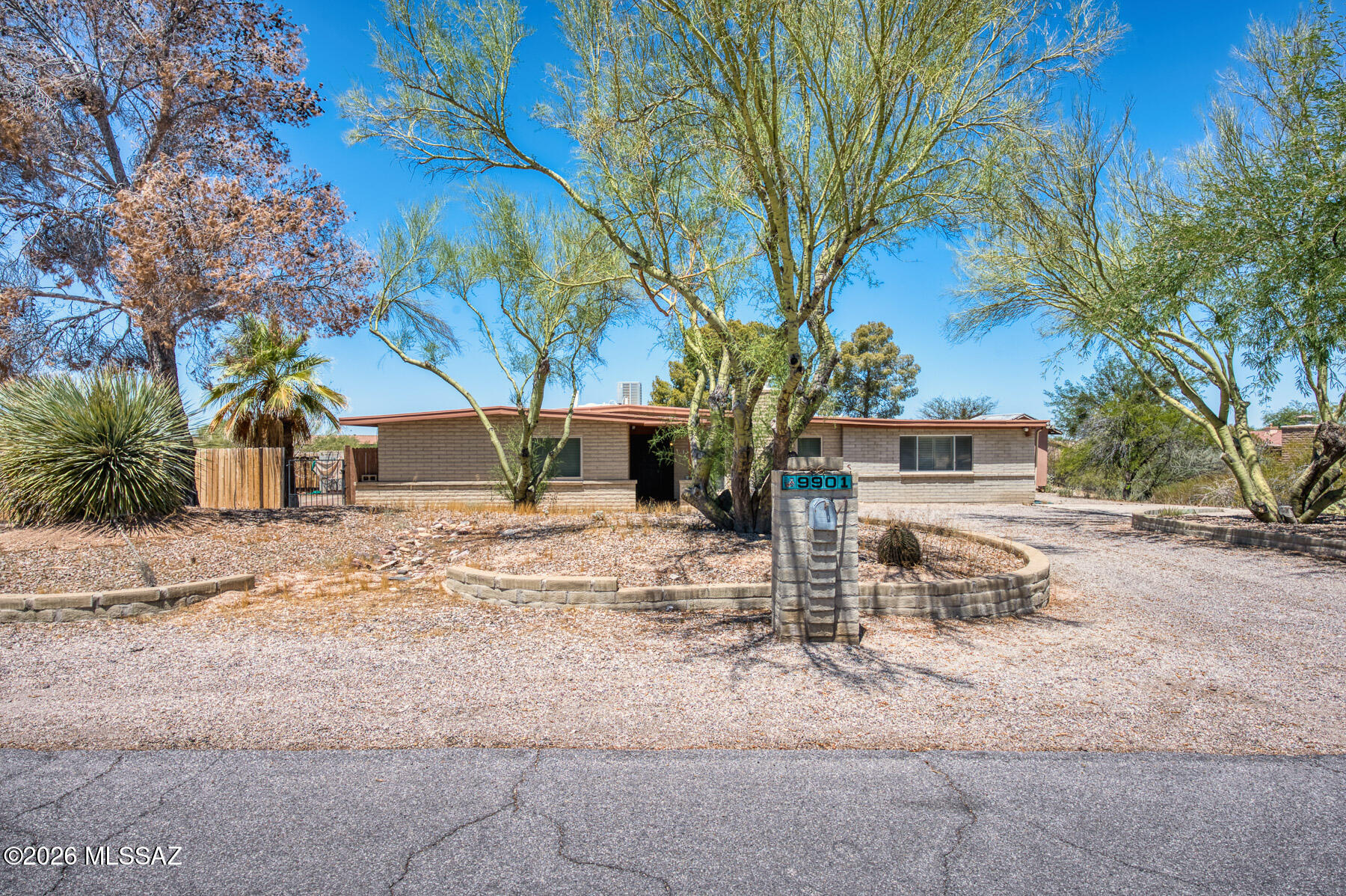 Opportunity awaits in East Tucson! This spacious 2,162 SF home offers 4 bedrooms, 2 bathrooms, a large lot, and stunning mountain views. With solid bones and plenty of potential, this property is ready for a new owner to bring their vision to life. As an estate sale, the home is being sold as-is and will need some updating and repairs, making it an excellent opportunity for investors, renovators, or buyers looking to create their dream home. Enjoy space, scenery, and endless possibilities in a desirable Tucson location.