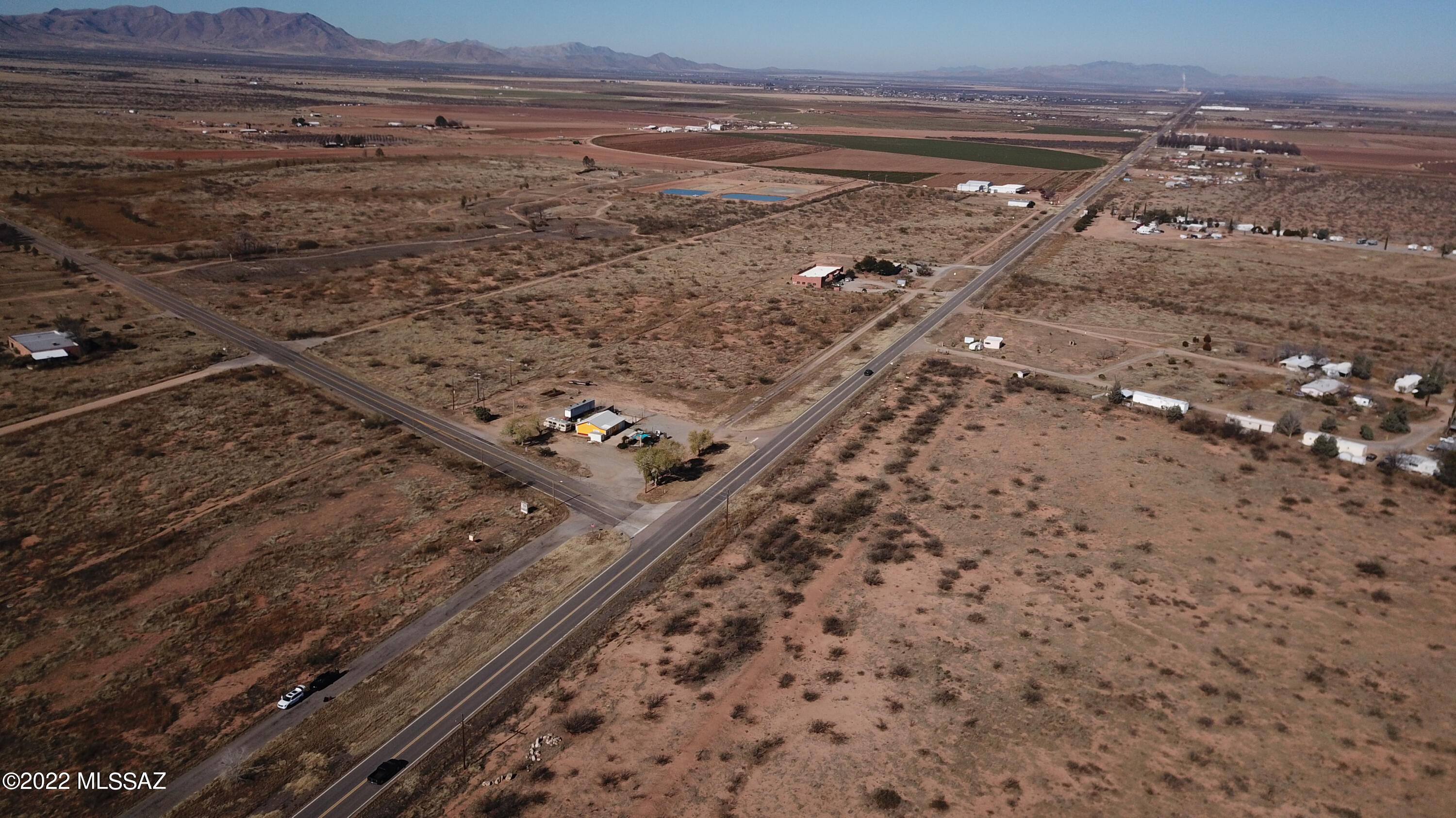 BUSINESS OPPORTUNITY IN A FANTASTIC LOCATION near Sunsites offering 716' of Hwy 191 FRONTAGE at the intersection of Ironwood Rd - THE ENTRANCE TO COCHISE STRONGHOLD. The Ghost Town Trail runs directly south out of Pearce to Gleeson and other nearby historic sites. Lots of traffic to nearby vineyards, views of Chiricahua's, and of course the clear, starry night skies. Only 20 minutes to Dragoon and I-10. Less than 90 minutes to Tucson. The potential is limitless!  Ideal property for COMMERCIAL DEVELOPMENT; Gas Station-Restaurant-Motel-Retail Shops-RV or MH park! Don't miss this opportunity!