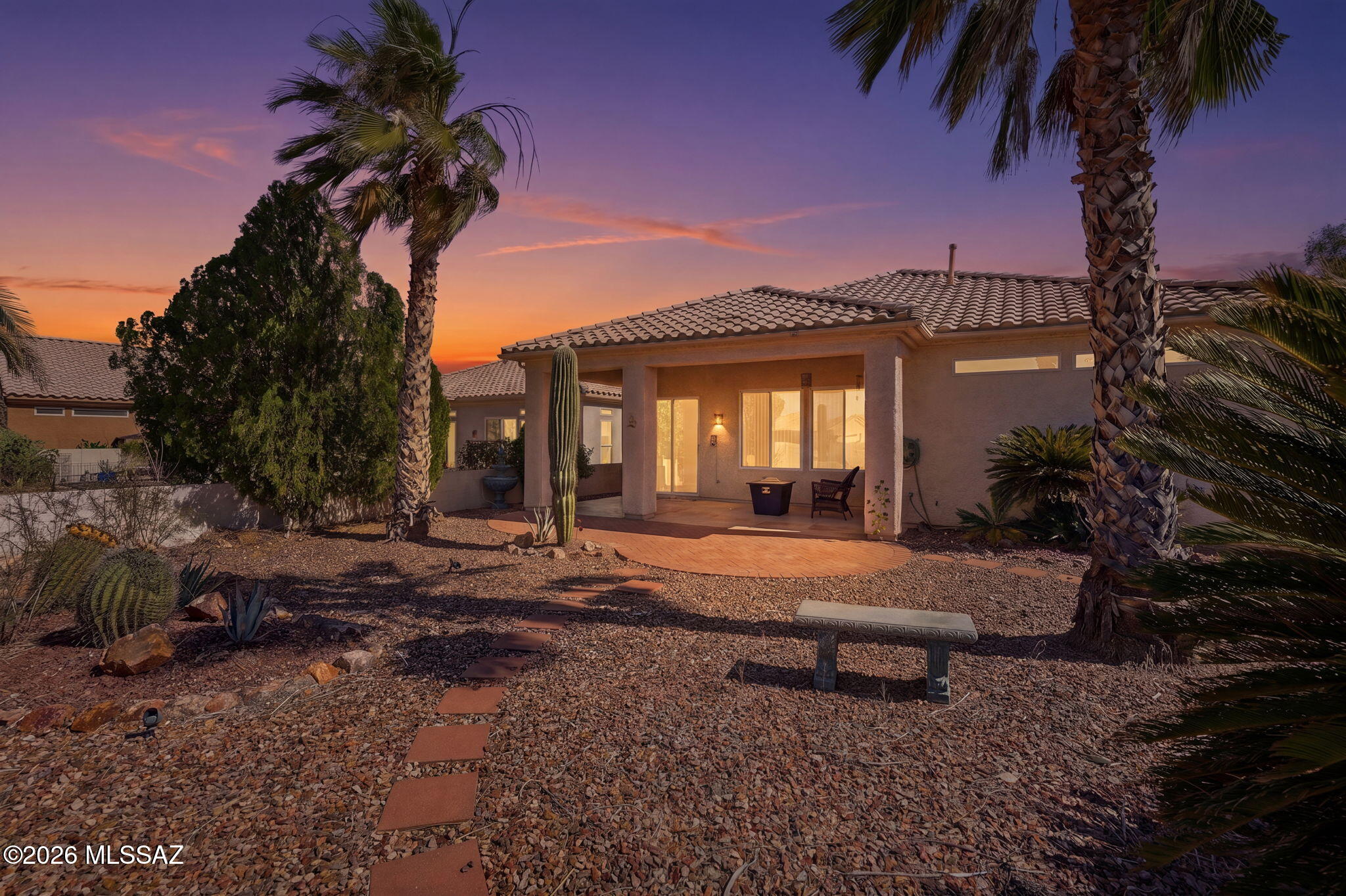 Tucked away in a desirable gated community, this home offers the perfect blend of privacy, space, and recent upgrades. You're welcomed by a long driveway and private entry, leading through double wrought-iron doors.

Inside, the open-concept layout feels bright and airy thanks to tall ceilings and tons of natural light. If you love to cook or entertain, the kitchen is ready for it: complete with a large center island, a large pantry, newer stainless steel appliances, and a gas stove. The current owner put a lot of care into practical updates, including a new HVAC system (2024), new carpeting, and some new windows.
 Organization is easy here, too, between the oversized laundry room storage and the extended-length garage (which has plenty of room for a golf cart, hobby workshop, built-in shelves, and a utility sink).

The primary suite serves as a spacious retreat with a generous walk-in closet. Outside, the oversized backyard has no rear neighbors, giving you a quiet, private backdrop of mature landscaping to enjoy from the patio.